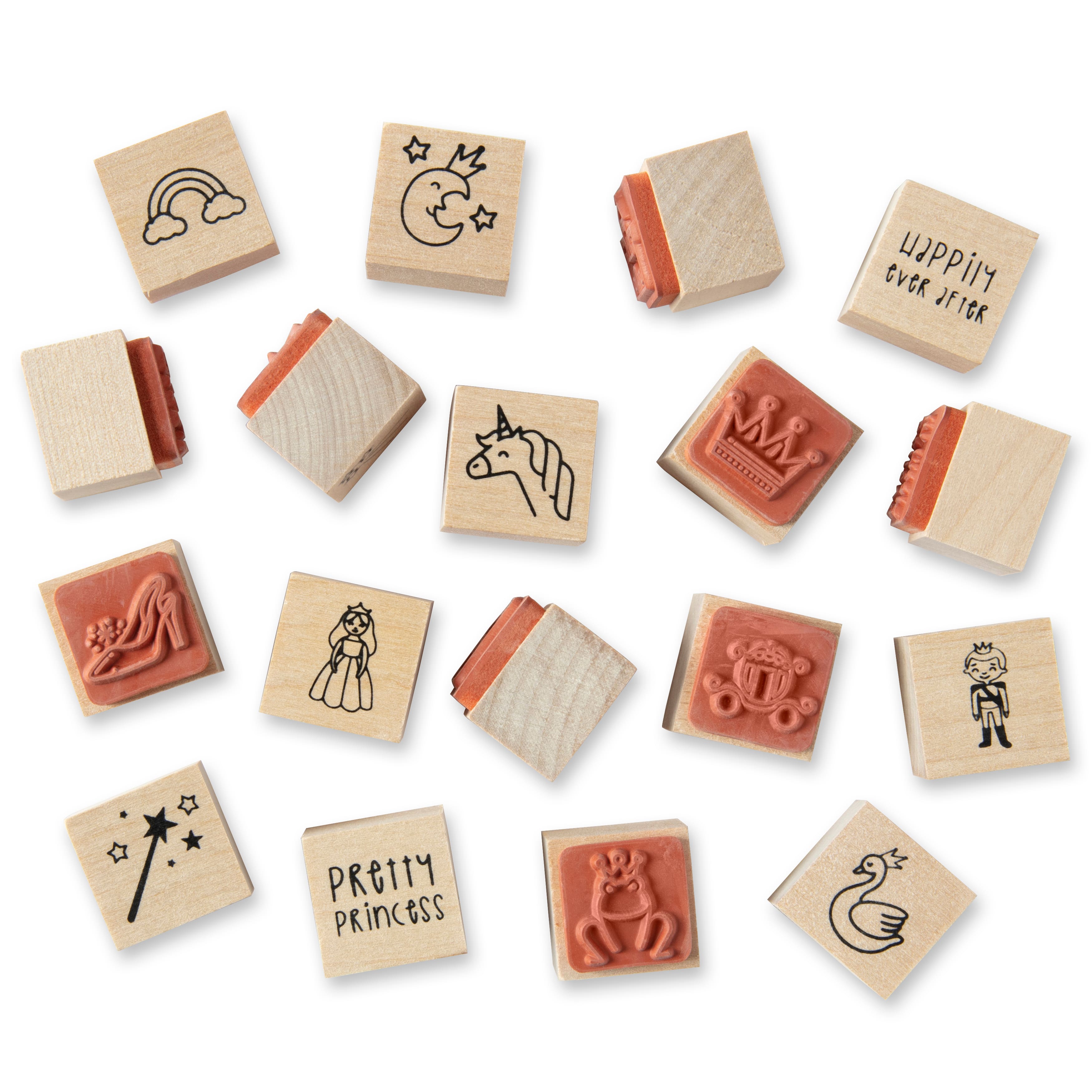6 Pack: Princess Jar of Wood Stamps by Recollections™