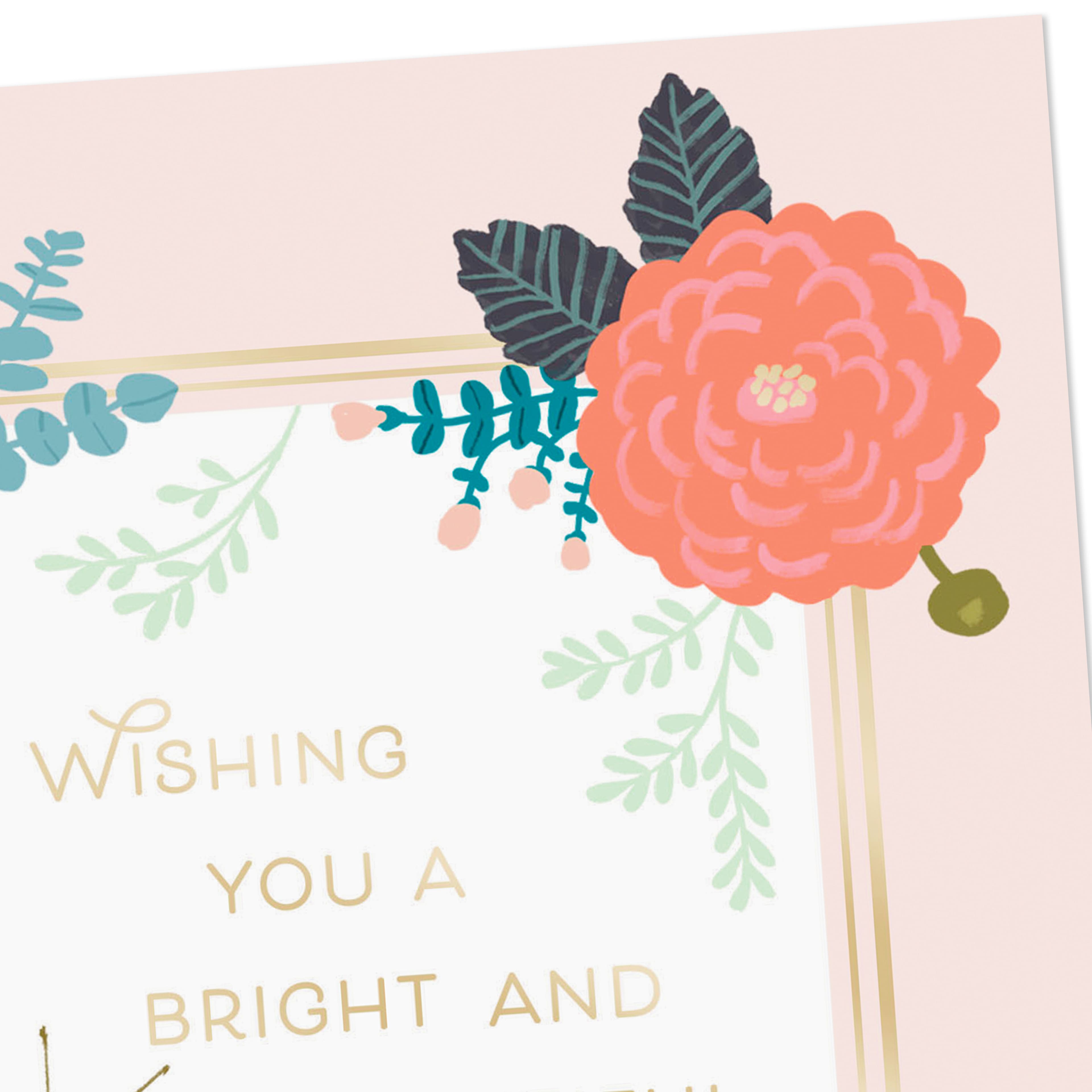 Hallmark You Brighten Days Birthday Card