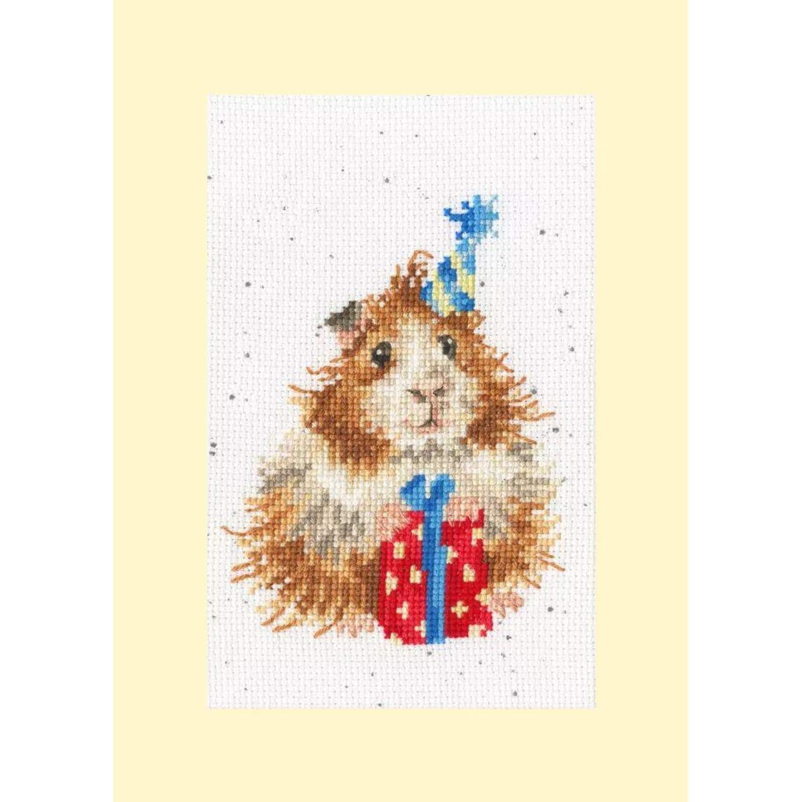 Bothy Threads Guinea Be A Great Day Counted Cross Stitch Card Kit