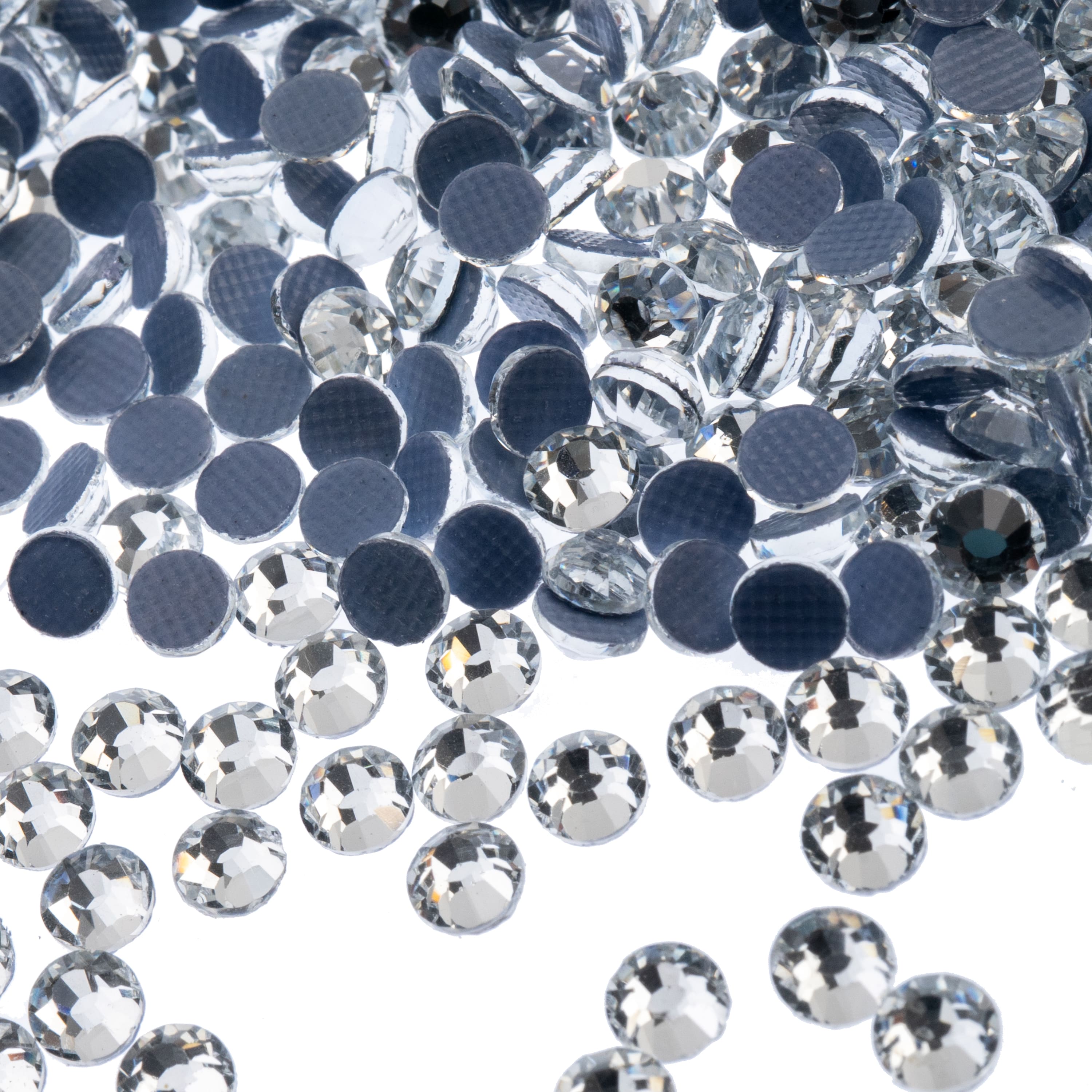 Crystal Lane DIY SS16 Round Glass Hotfix Flatback Rhinestones, 1,440ct.