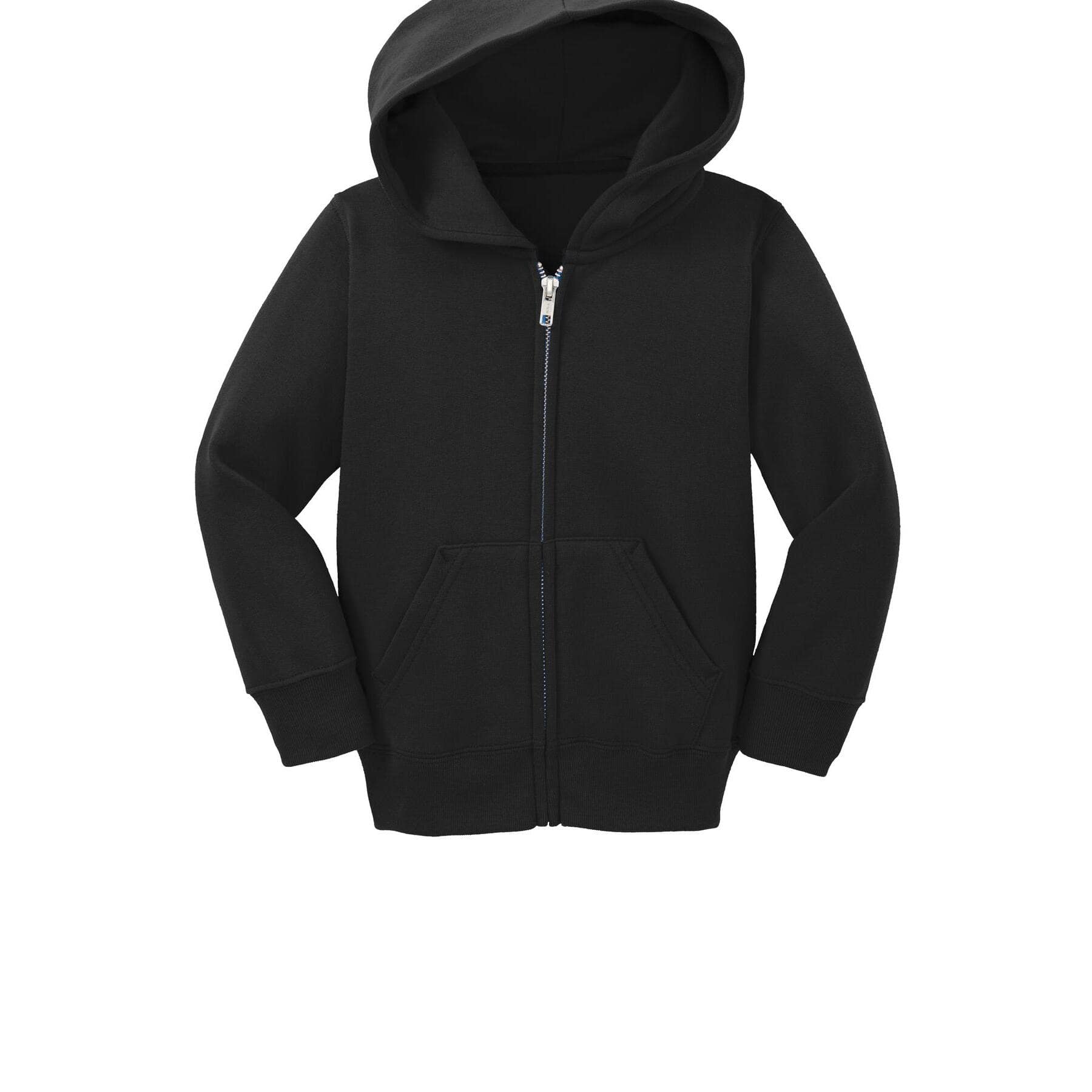 Port & Company® Core Fleece Full-Zip Hooded Toddler Sweatshirt