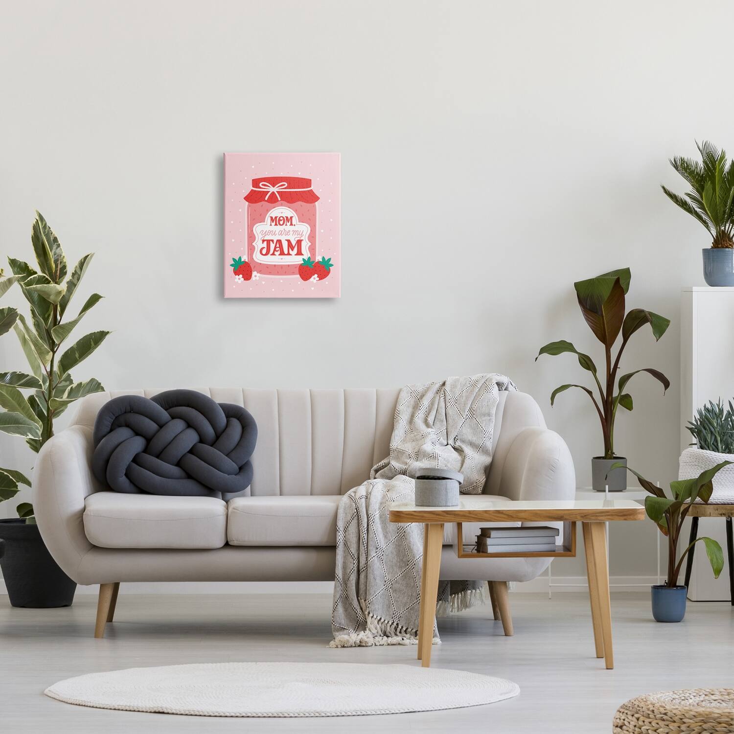 Stupell Industries Mom You Are My Jam Phrase Canvas Wall Art