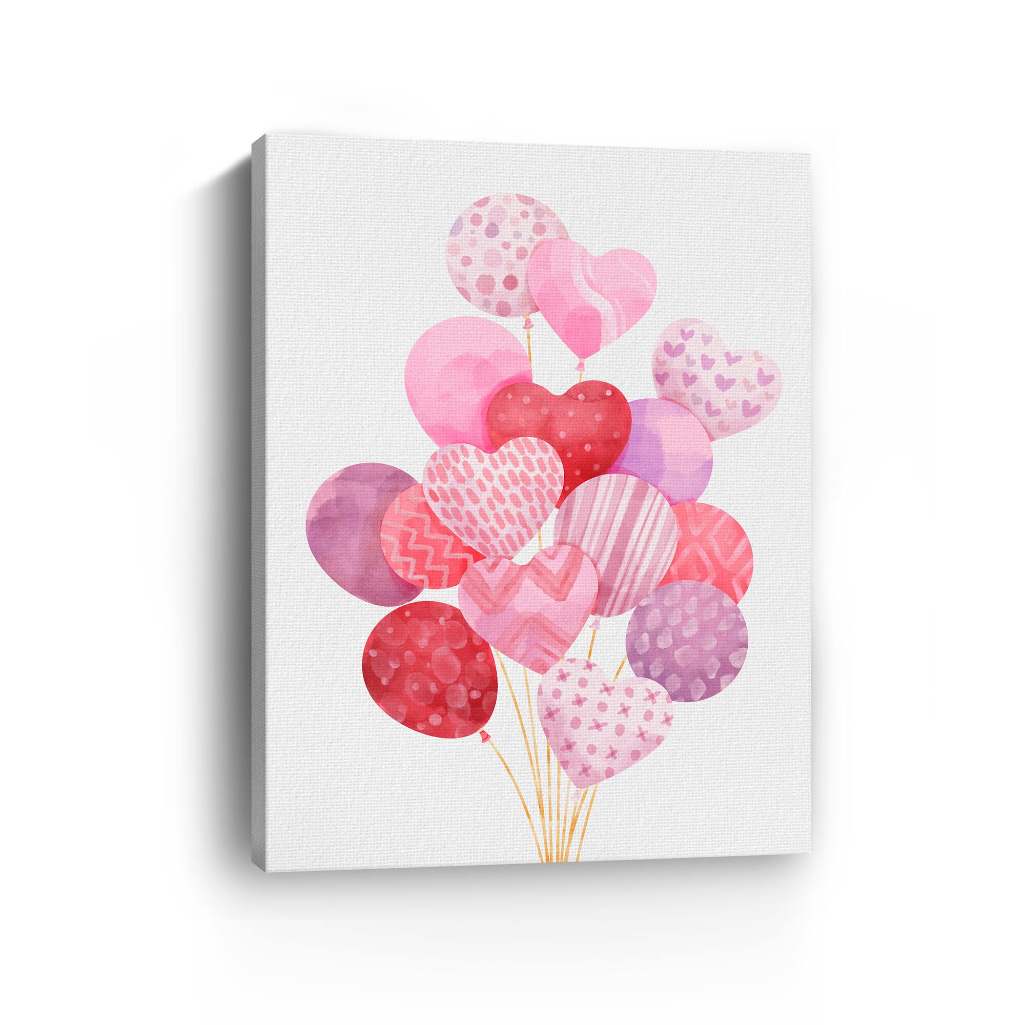 Balloon Heart Canvas Giclée Art