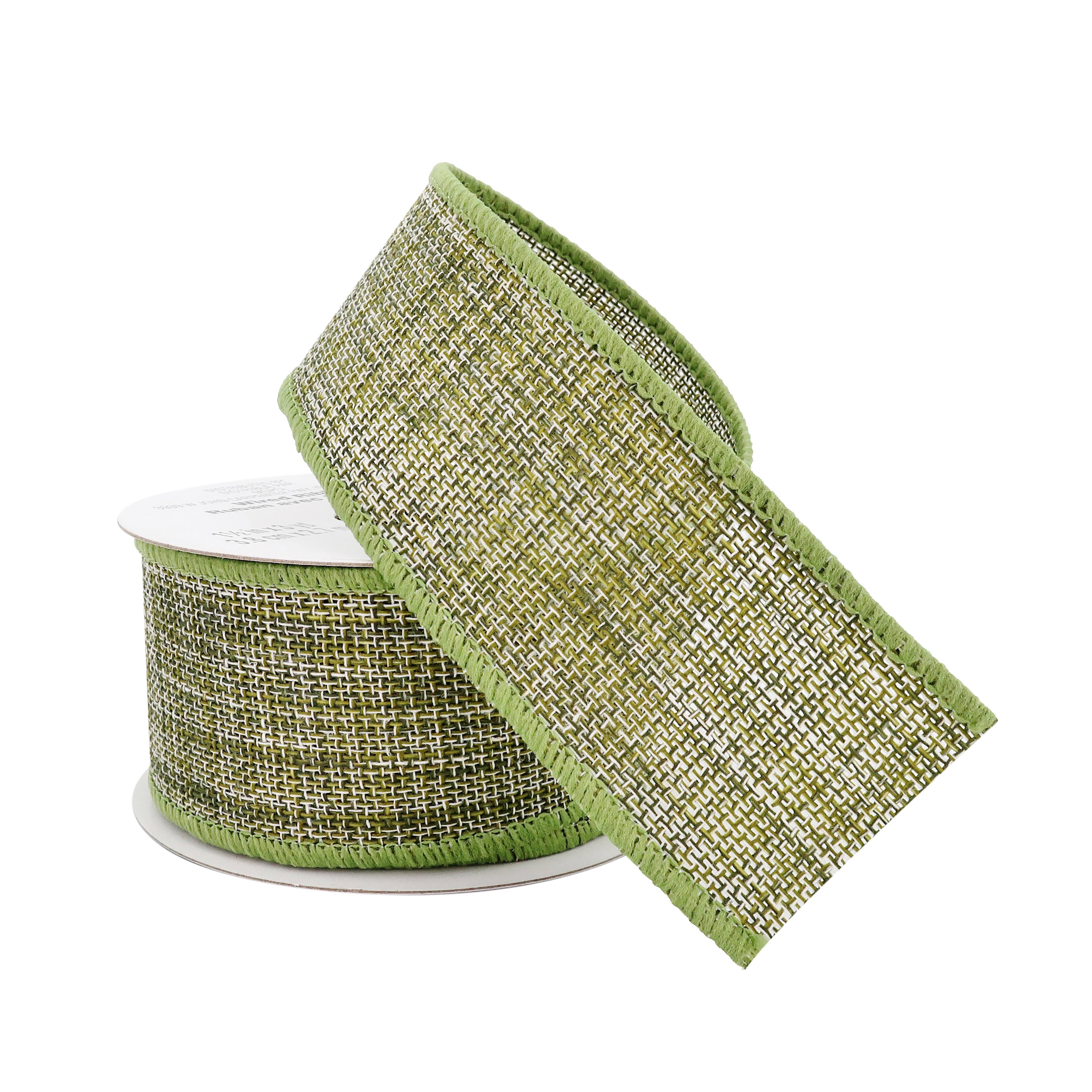 1.5'' x 3yd. Wired Woven Ribbon by Celebrate It®