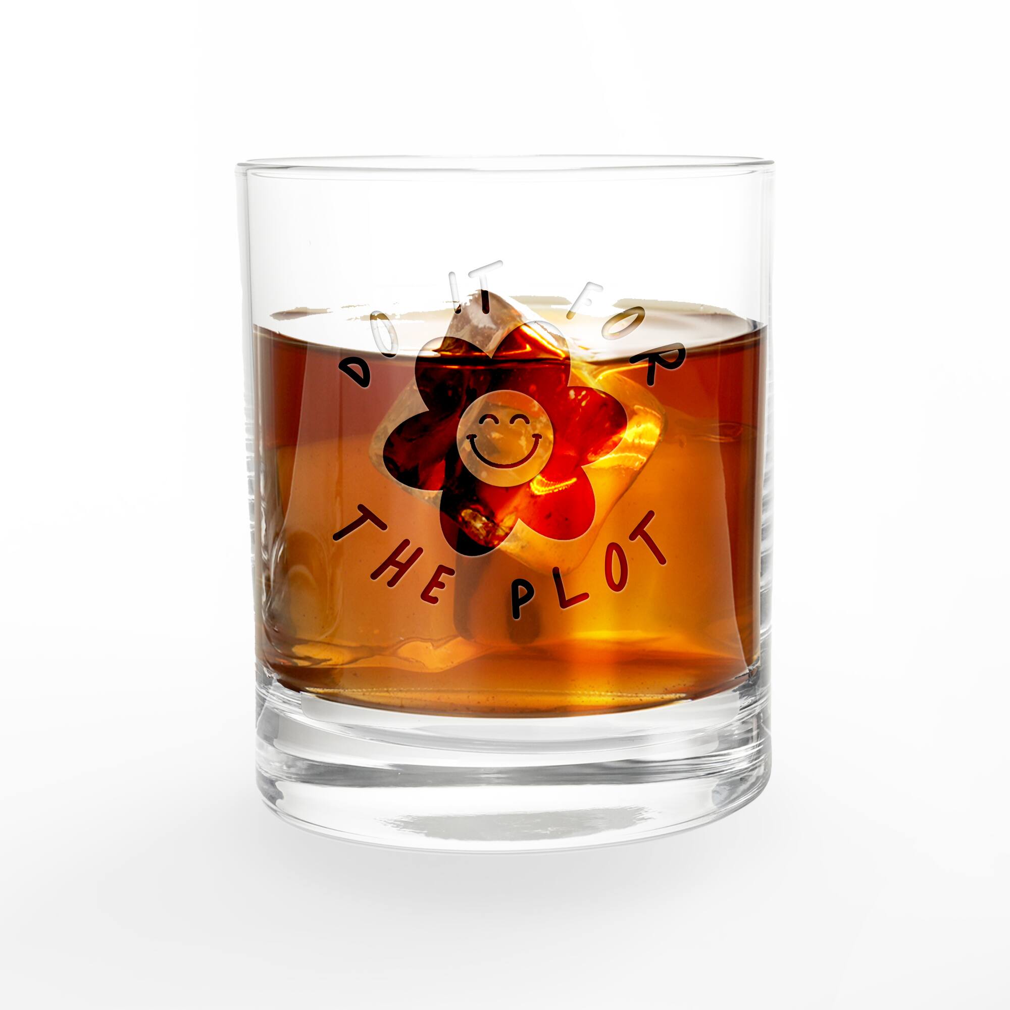 11oz. Do It for the Plot Whiskey Glass