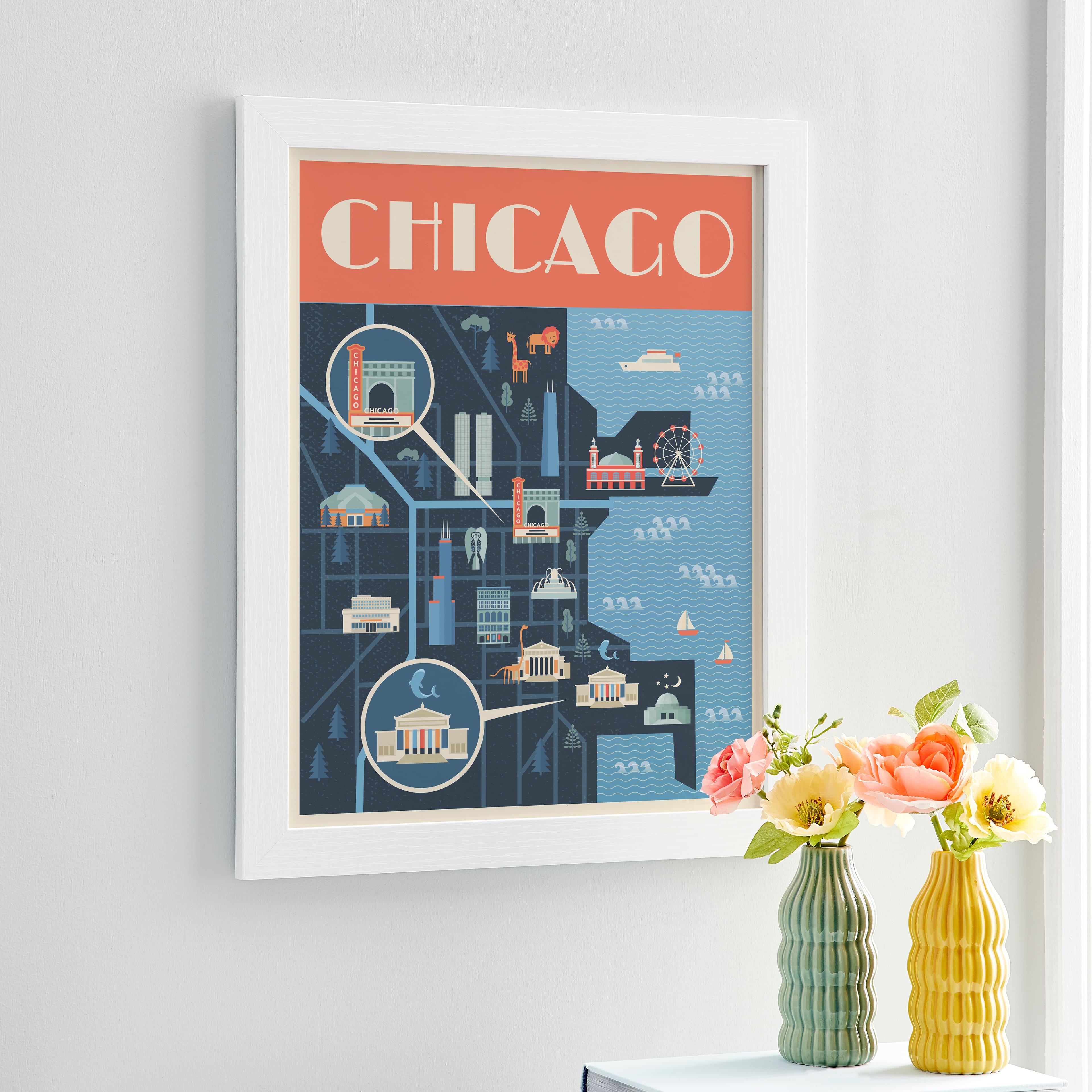 White Belmont Frame by Studio Décor®