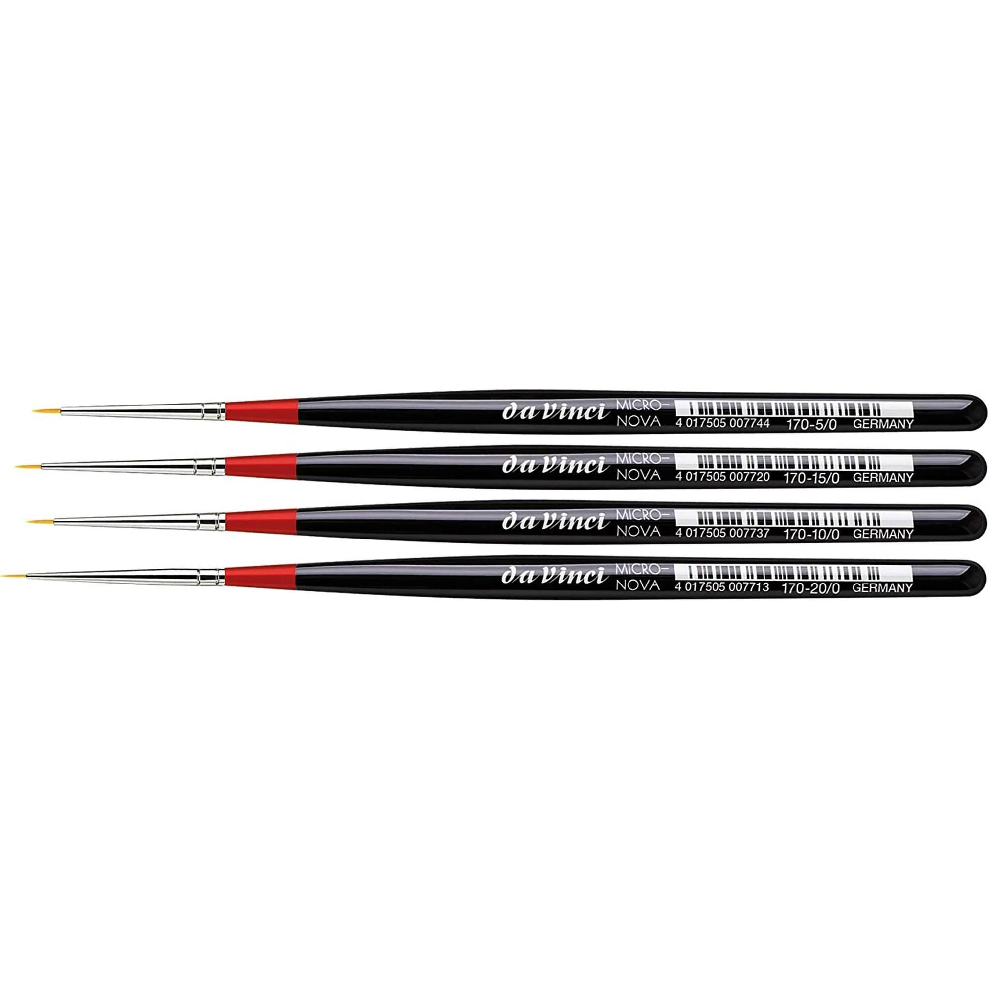 da Vinci MICRO-NOVA Series 170 4 Piece Round Brush Set