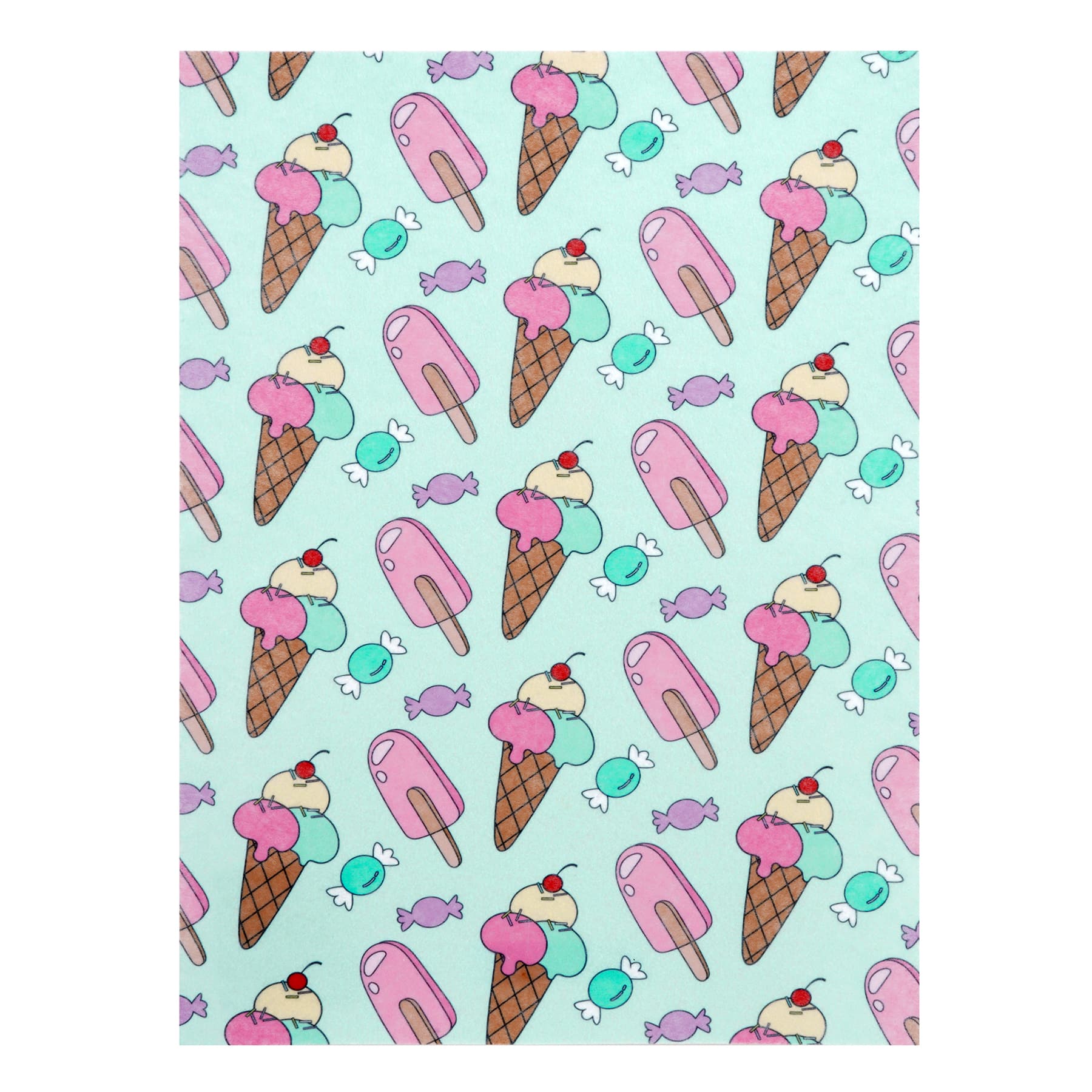 20 Pack: 9" x 12" Ice Cream Felt by Creatology™