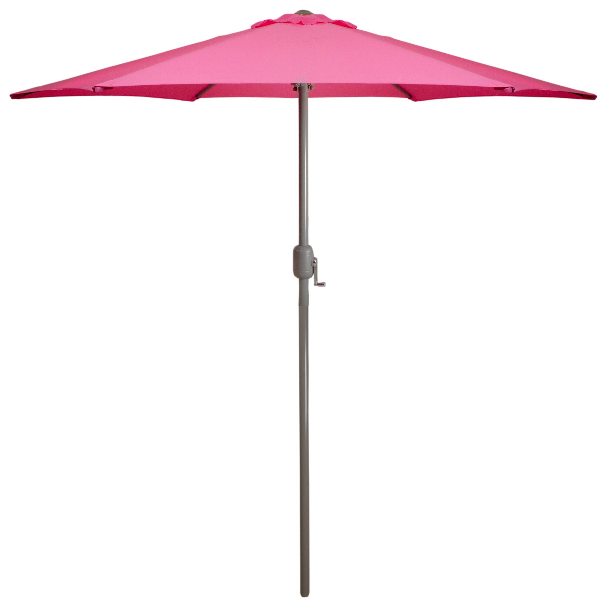 7.5ft. Outdoor Patio Market Umbrella with Hand Crank