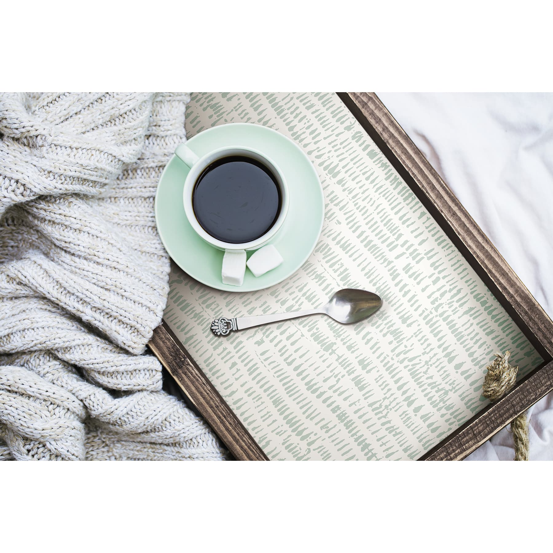 NuWallpaper Kylver Seafoam Peel & Stick Wallpaper