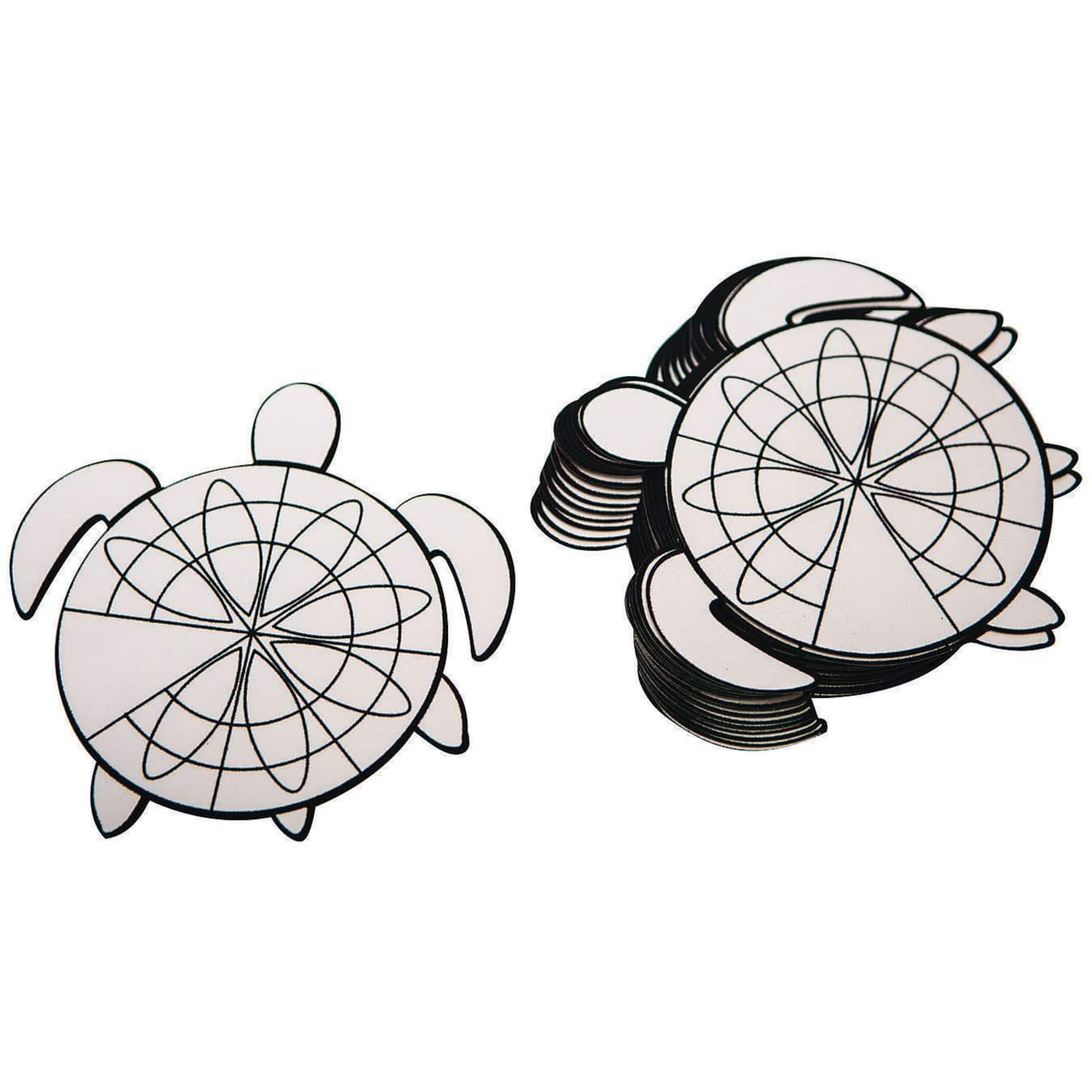 S&S® Worldwide Velvet Art 3D Turtle, 24ct.