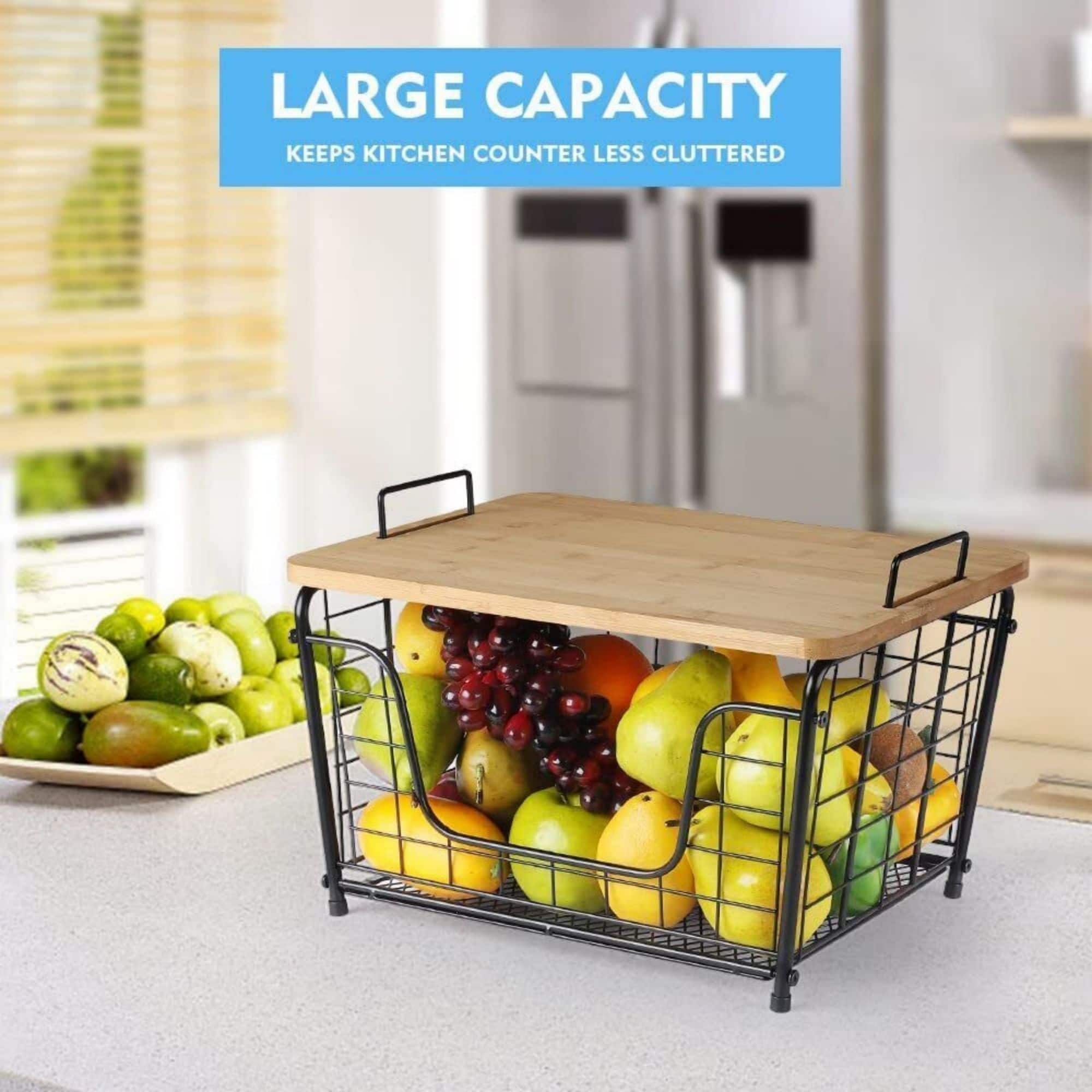 NEX™ 14" Organizer Bin with Bamboo Lid