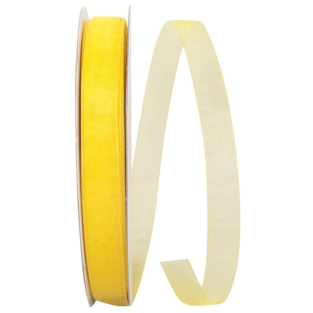JAM Paper 5/8" x 100yd. Chiffon Mono Sheer Ribbon