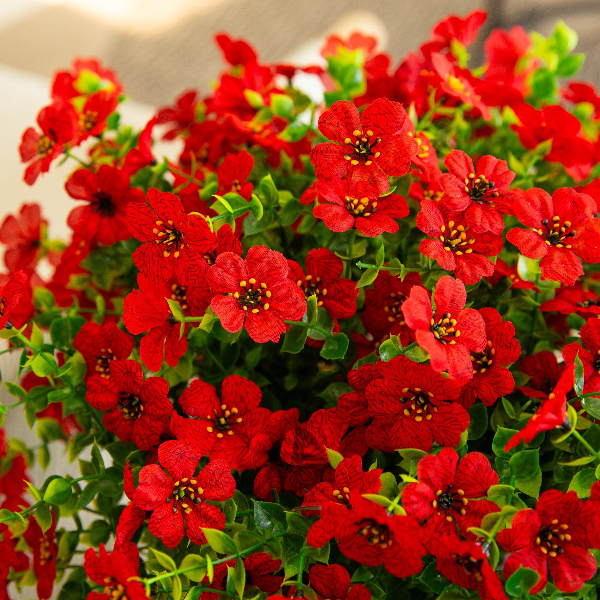 13" UV Resistant Artificial Daisy Bushes, 12ct.