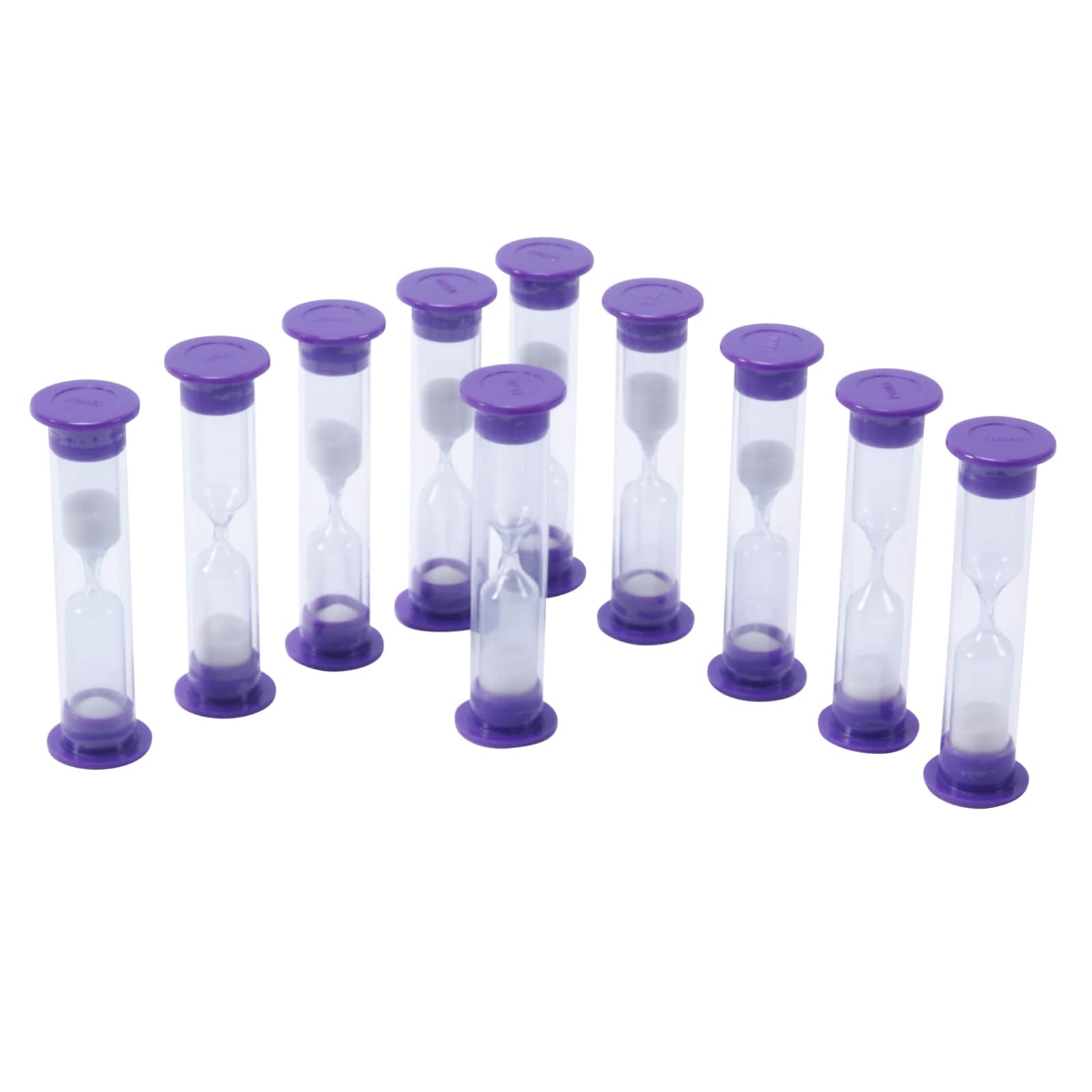 Learning Advantage™ Sand Timers - 3 Minute - 3 Sets of 10