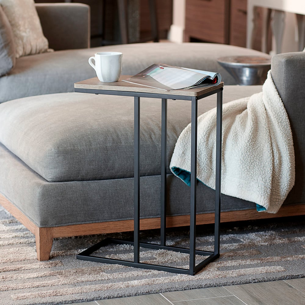 Household Essentials 25" Jamestown C-Shaped End Table
