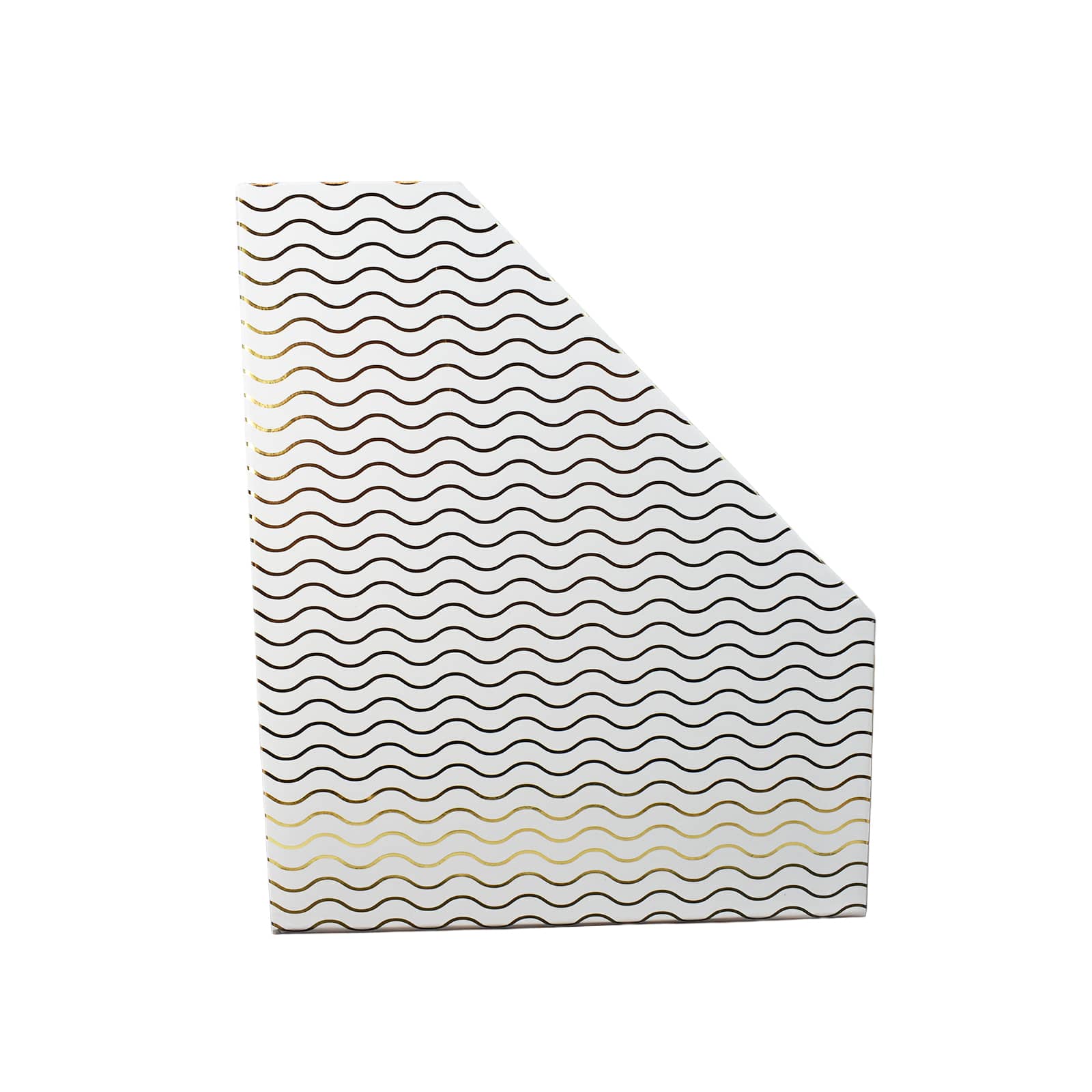 Gold Waves Magazine Bin by Ashland®