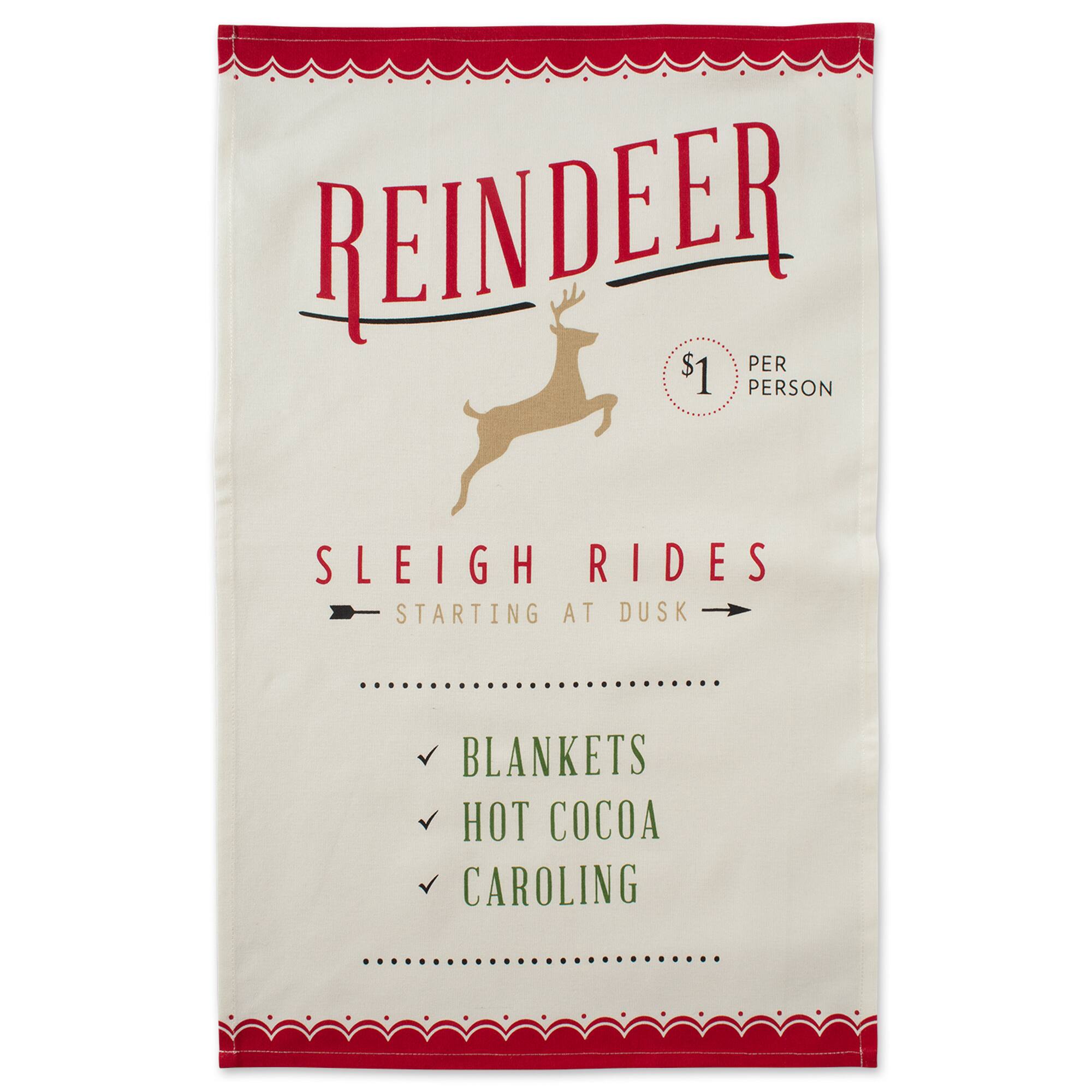 DII® North Pole Holiday Printed Dishtowel Set