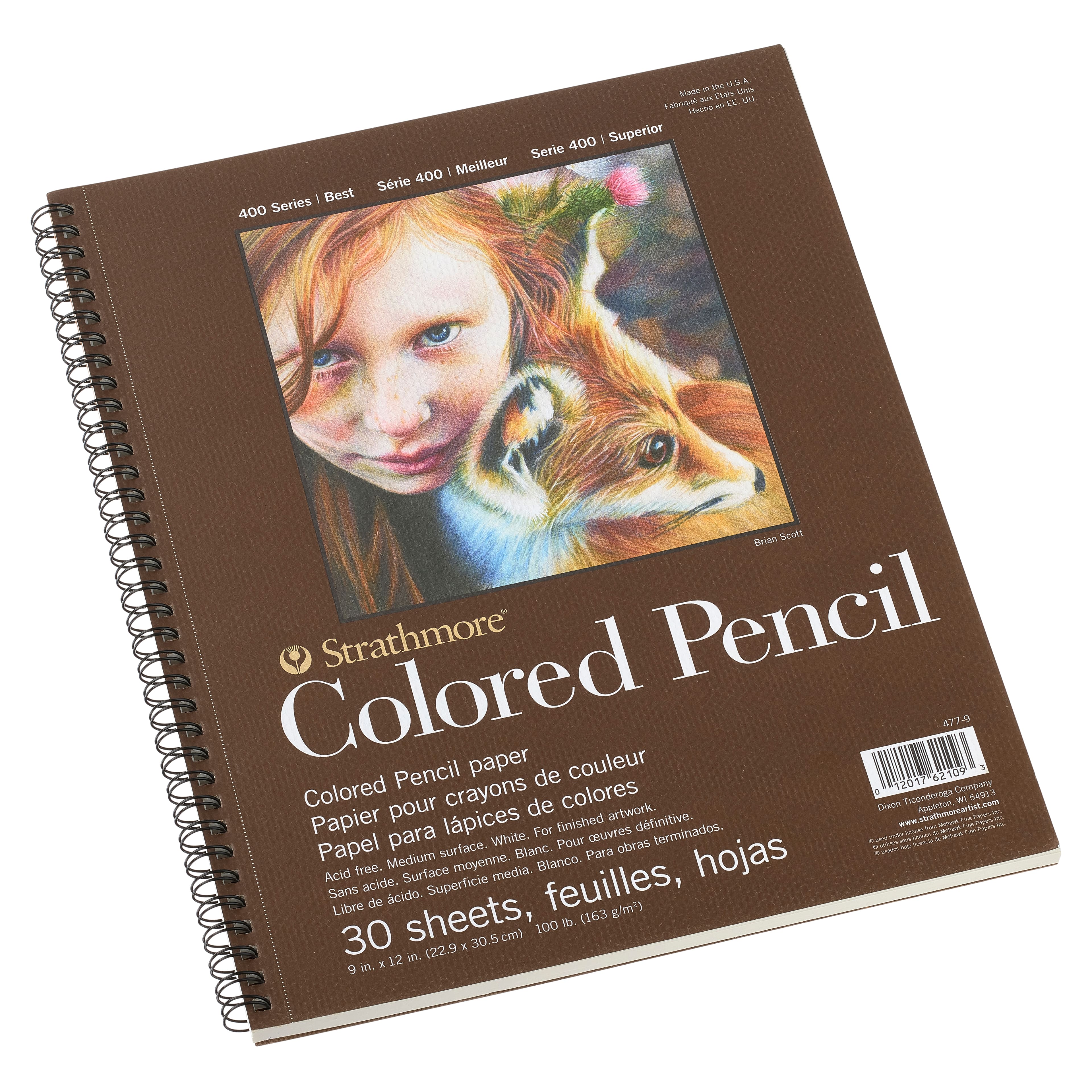 12 Pack: Strathmore® 400 Series Colored Pencil Paper Pad