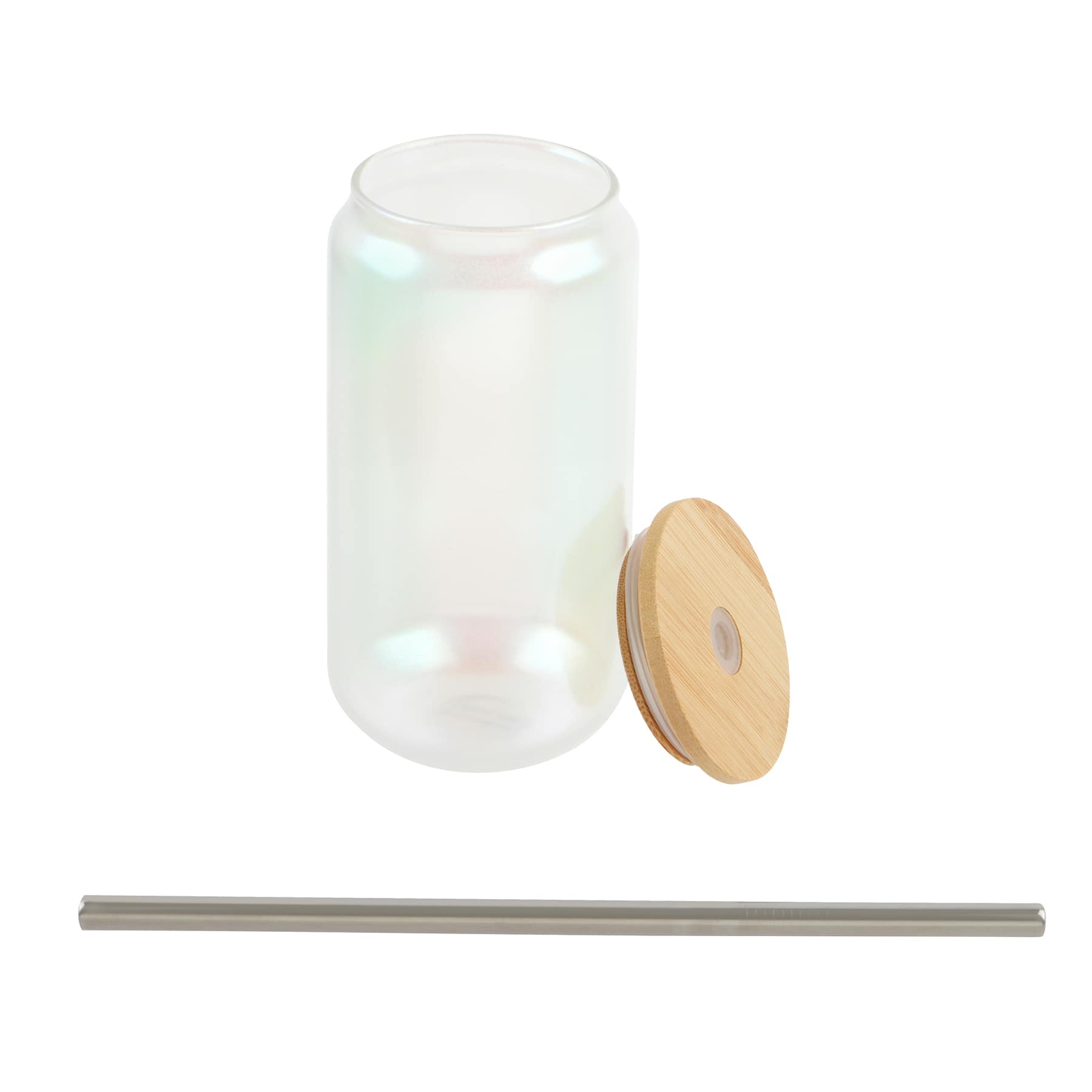 12 Pack: 18oz. Iridescent Glass Sublimation Tumbler by Make Market®