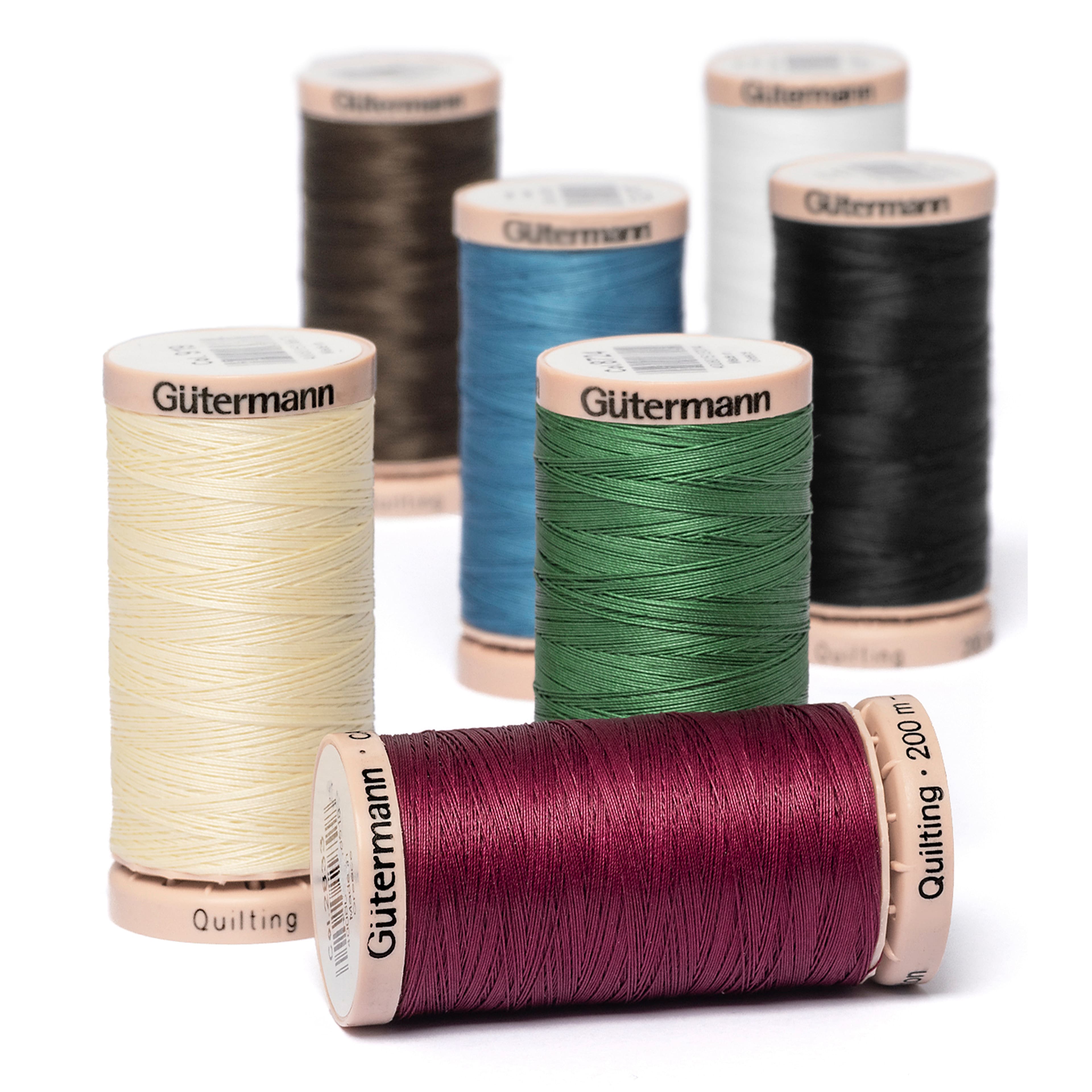 12 Pack: Gütermann 220yd. Hand Quilting Thread