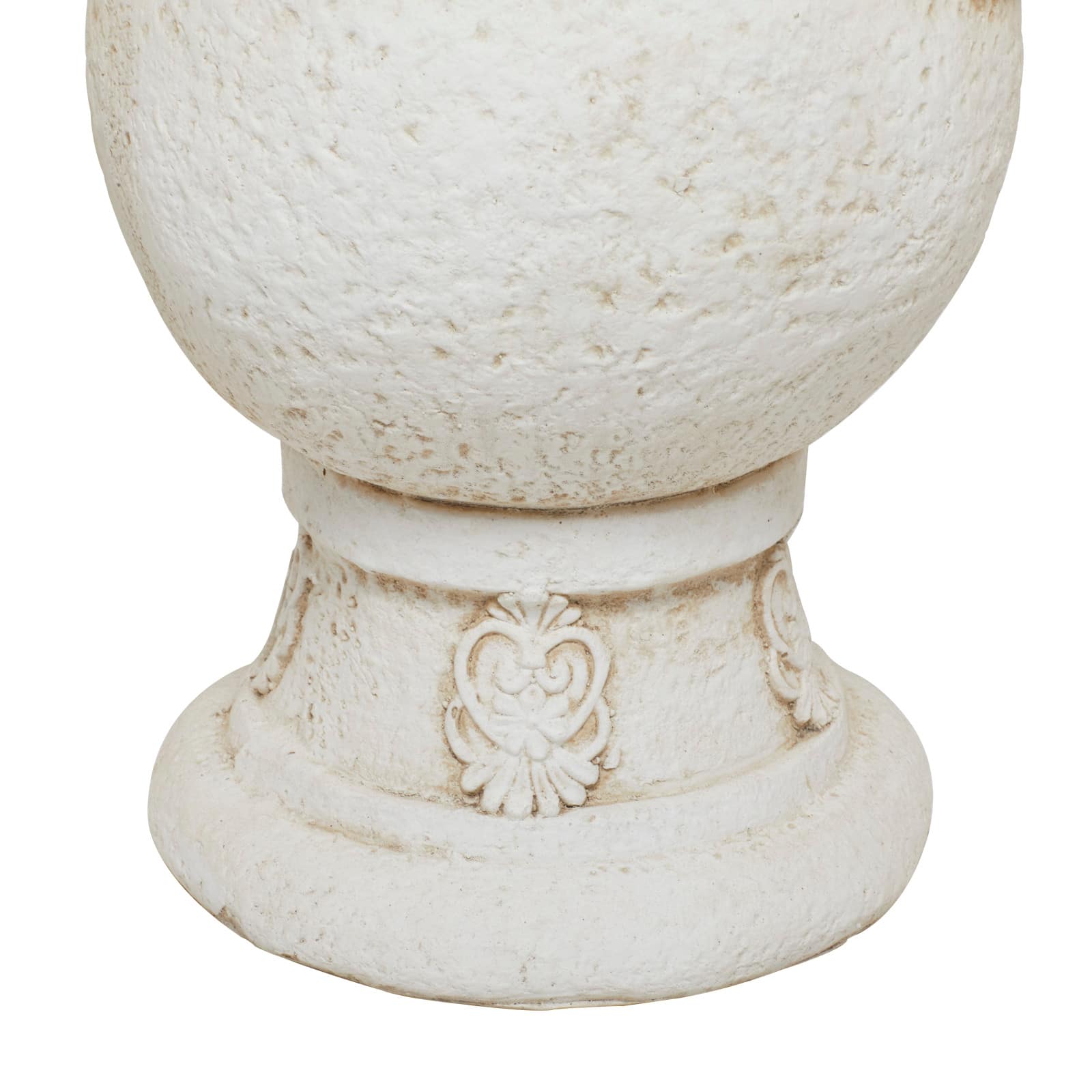 29" White Stone French Country Angel Garden Sculpture Set