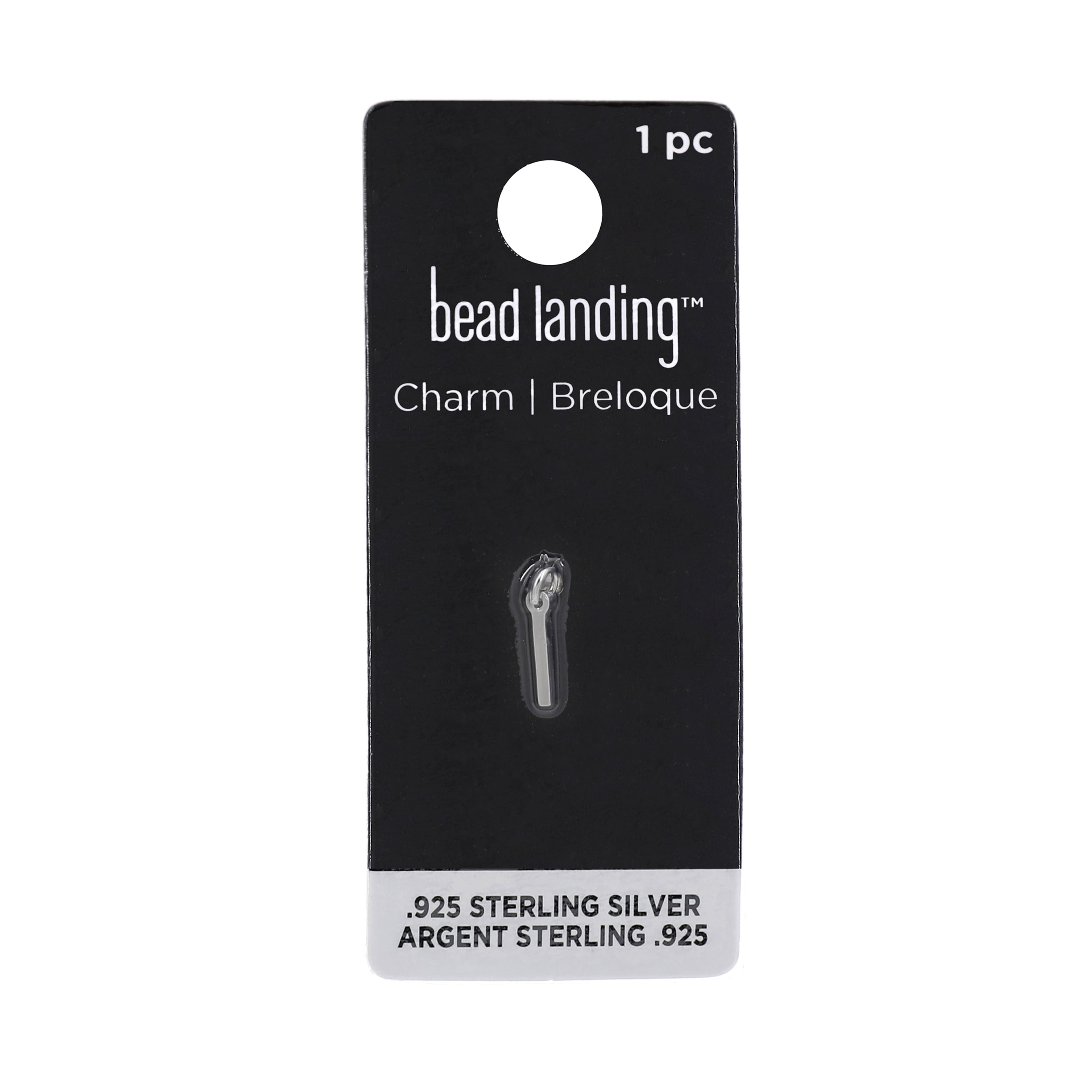 12 Pack: Sterling Silver Alphabet Charm by Bead Landing™