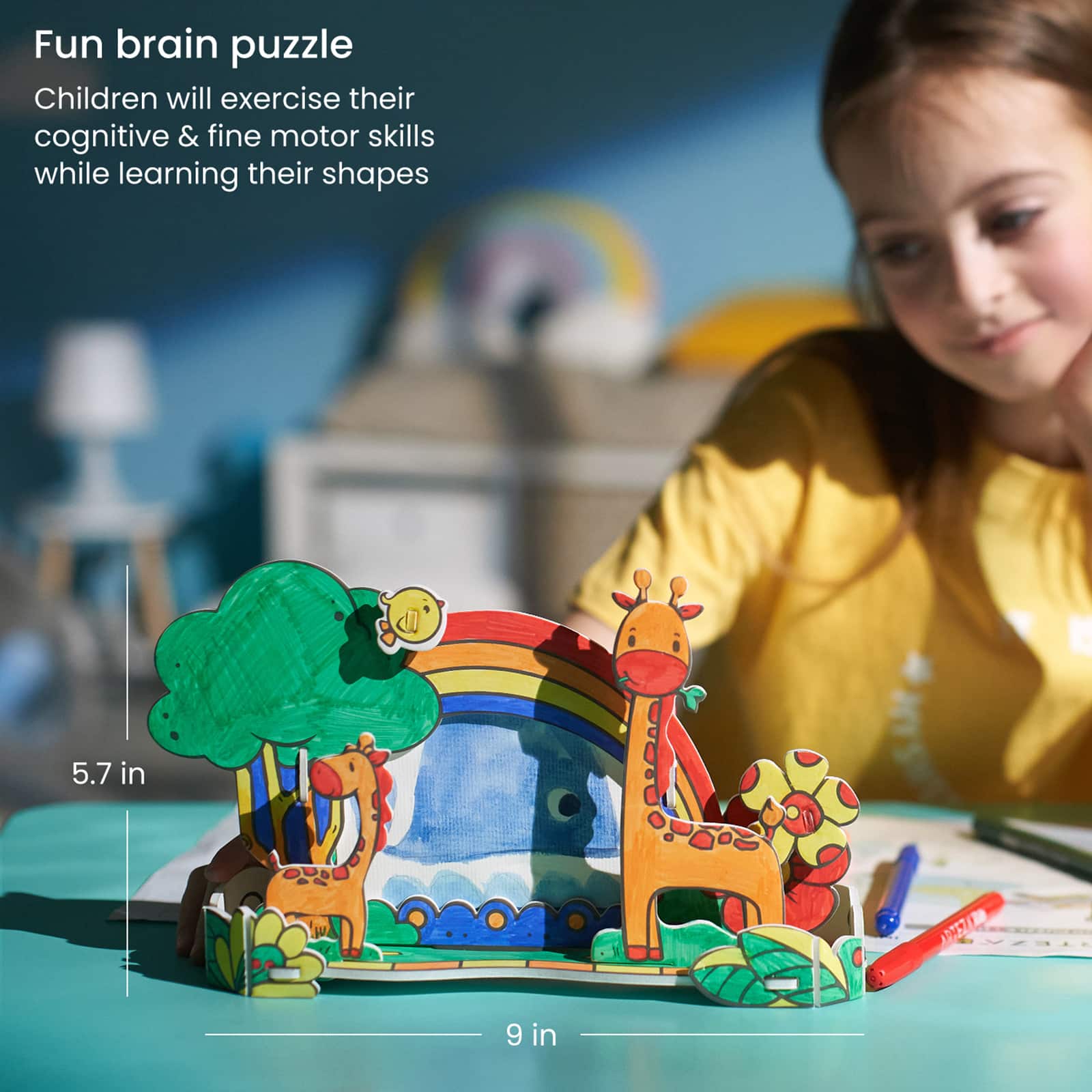 Arteza® Kids 3D Puzzle Owl & Giraffe