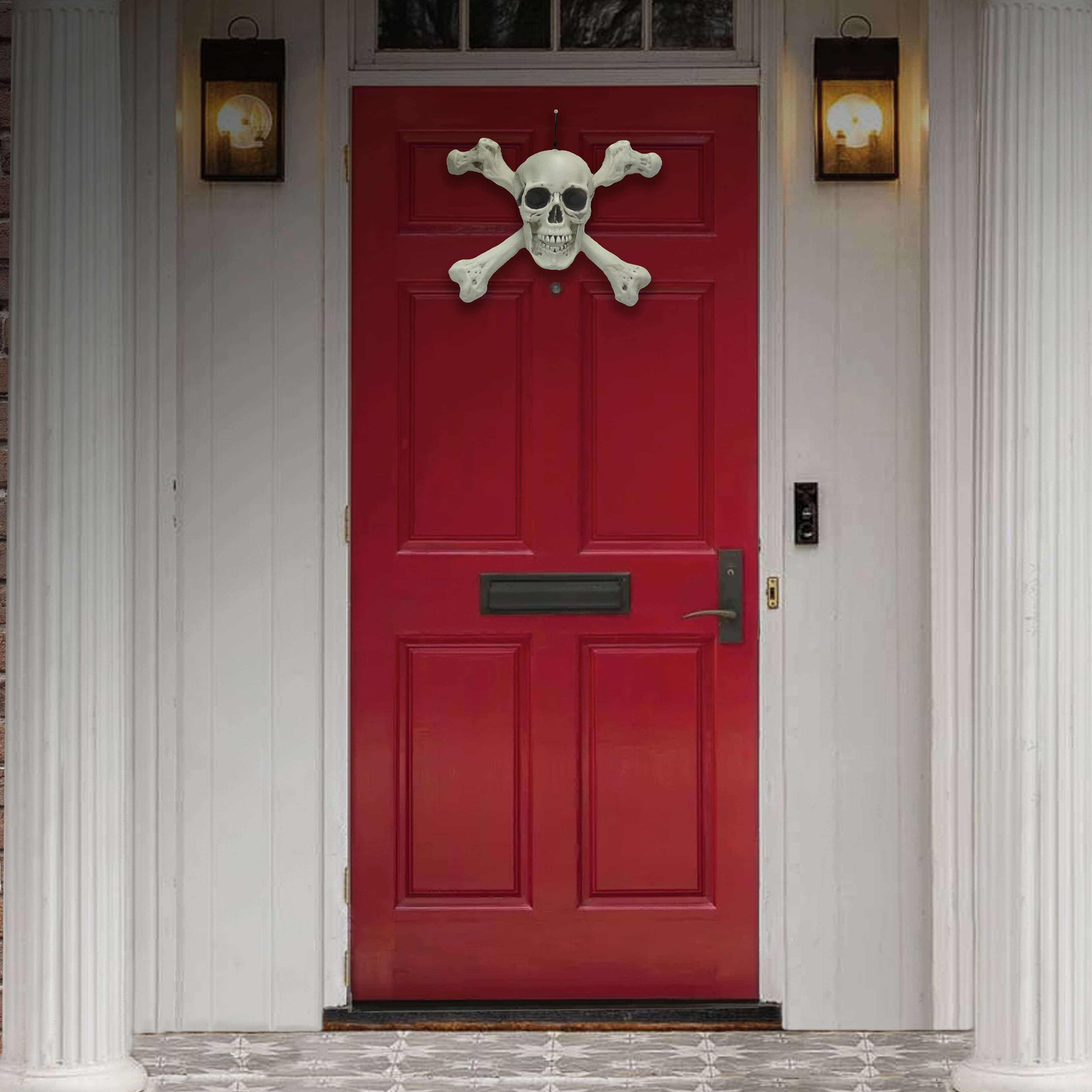 15" Hanging Skull & Crossbones by Ashland®