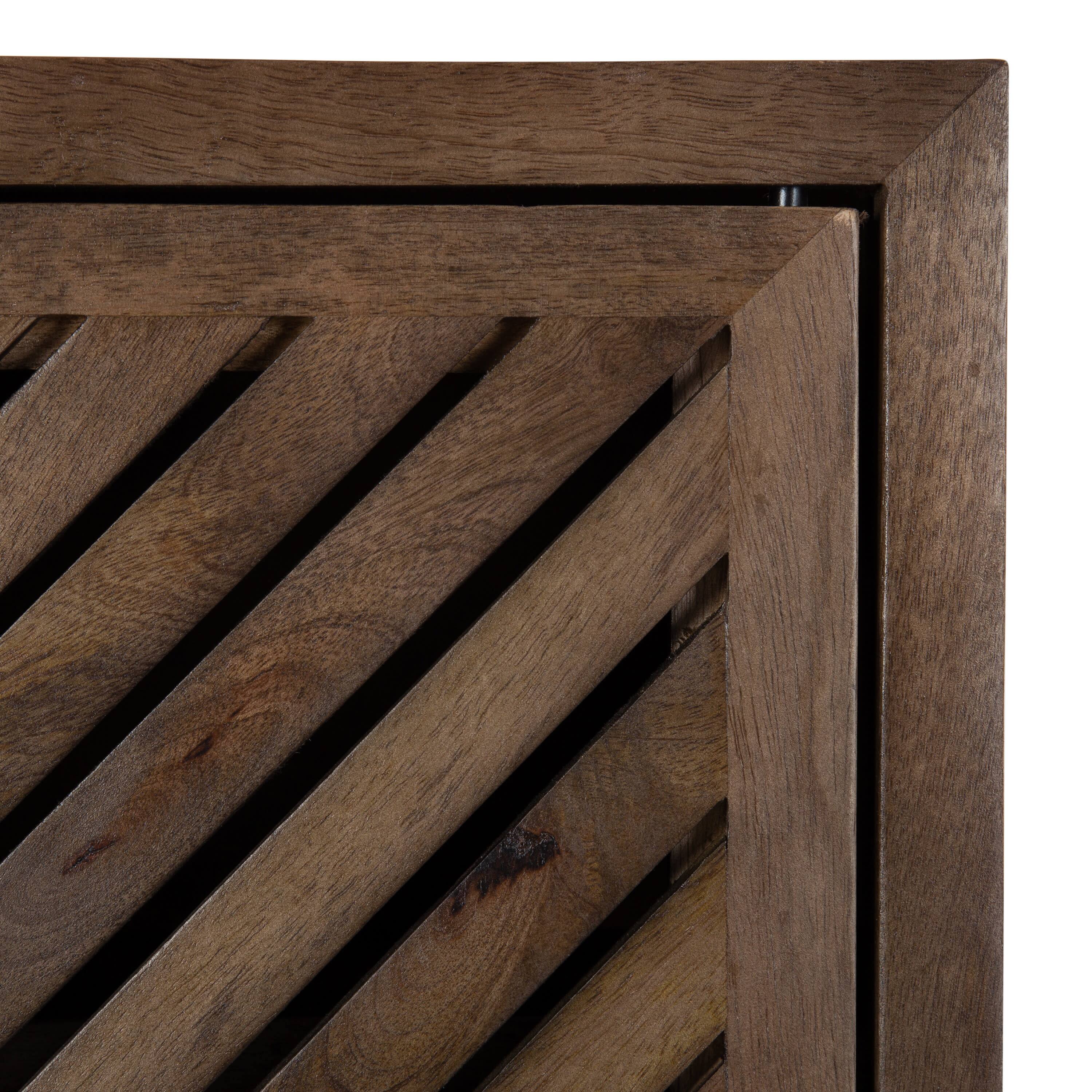 Kate and Laurel Mezzeta Tall Wood Bath Cabinet
