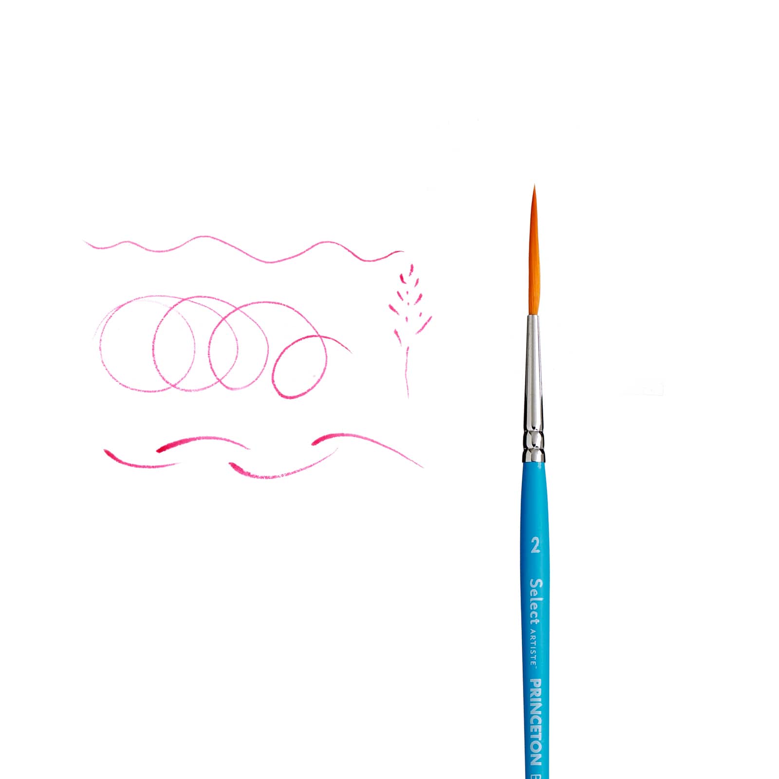 12 Pack: Princeton™ Select™ Artiste Series 3750 Short Handle Script Liner Brush