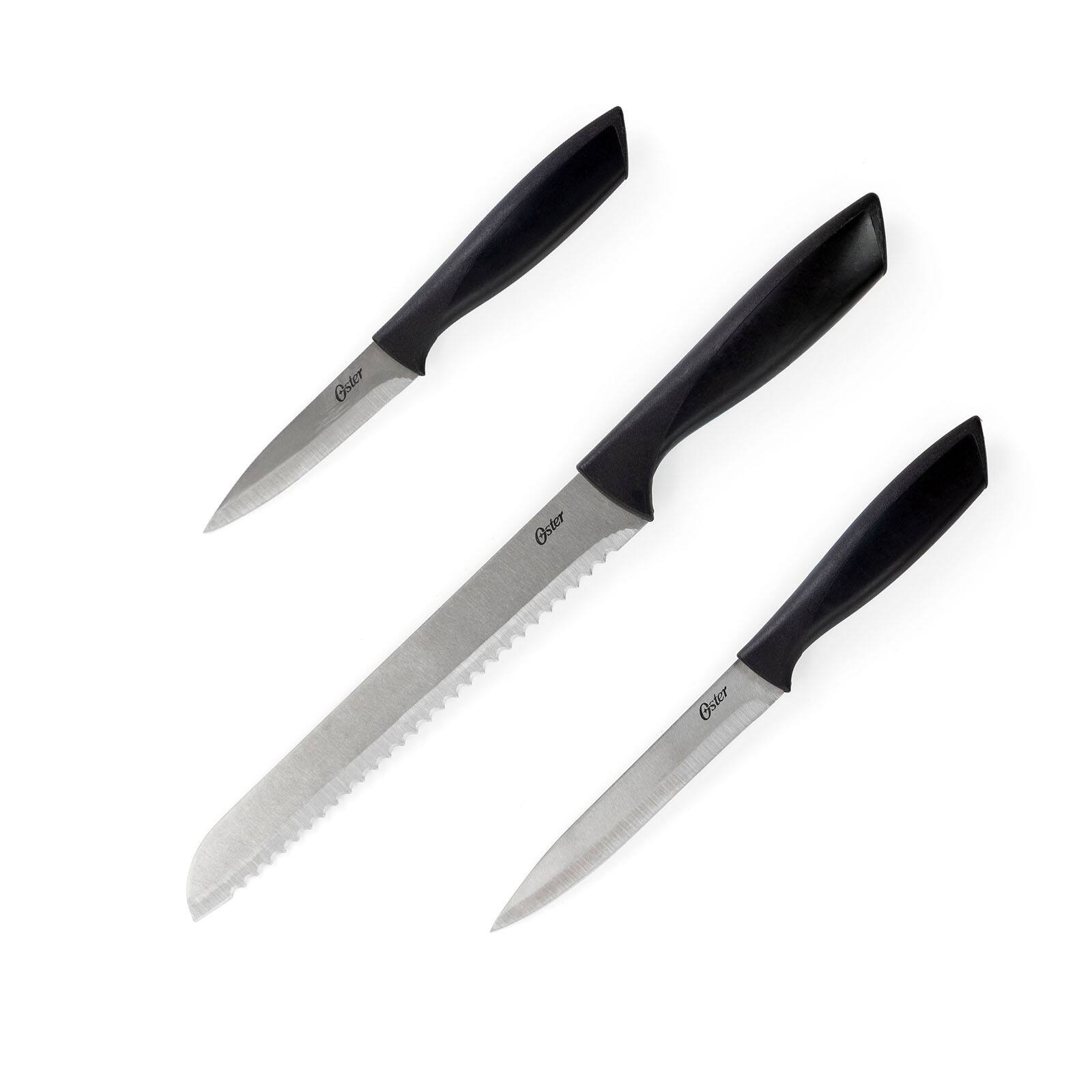Gibson Home® Westminster 23-Piece Black Carbon Stainless Steel Cutlery Set with Kitchen Tools
