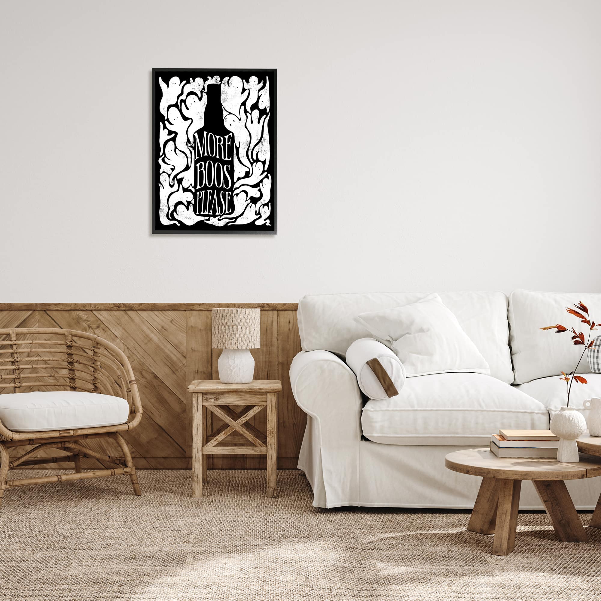 Stupell Industries More Boos Please Funny Liquor Framed Giclee Art