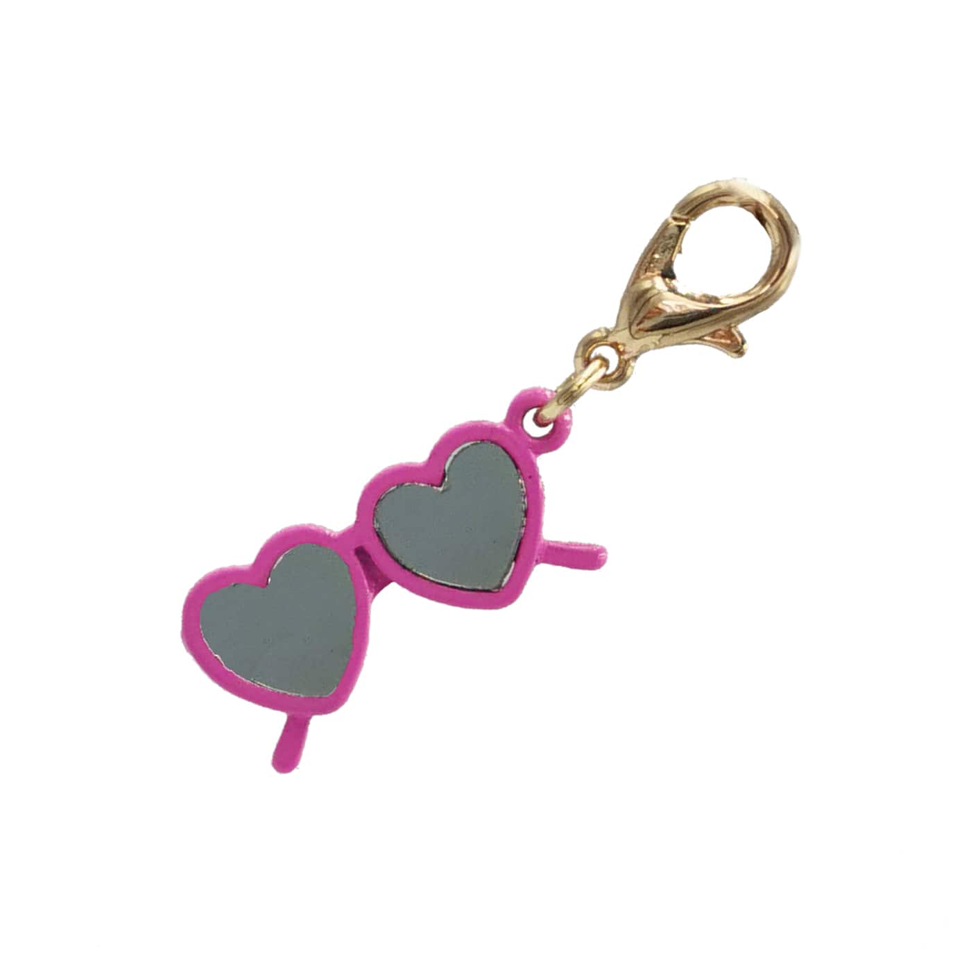 Pink Heart Shaped Sunglasses Charm by Bead Landing™