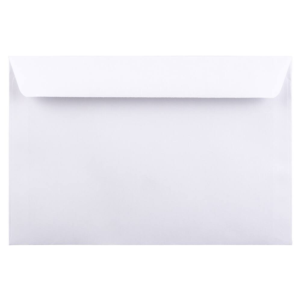 JAM Paper 6" x 9" White Booklet Commercial Envelopes