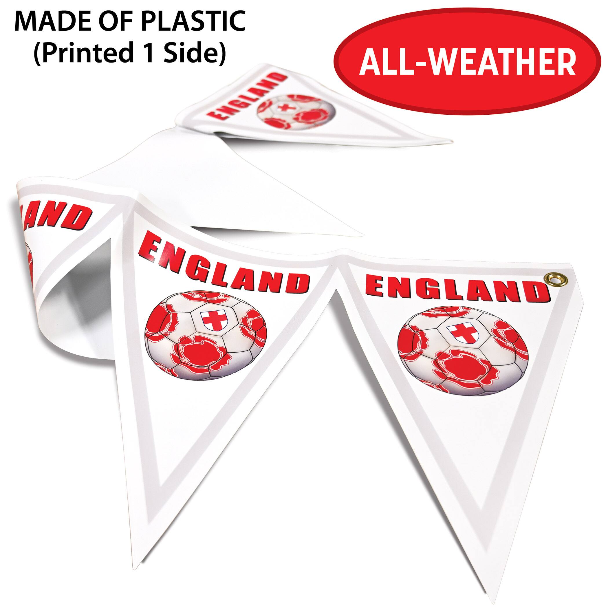11" x 6.5ft. England Soccer Pennant Banner
