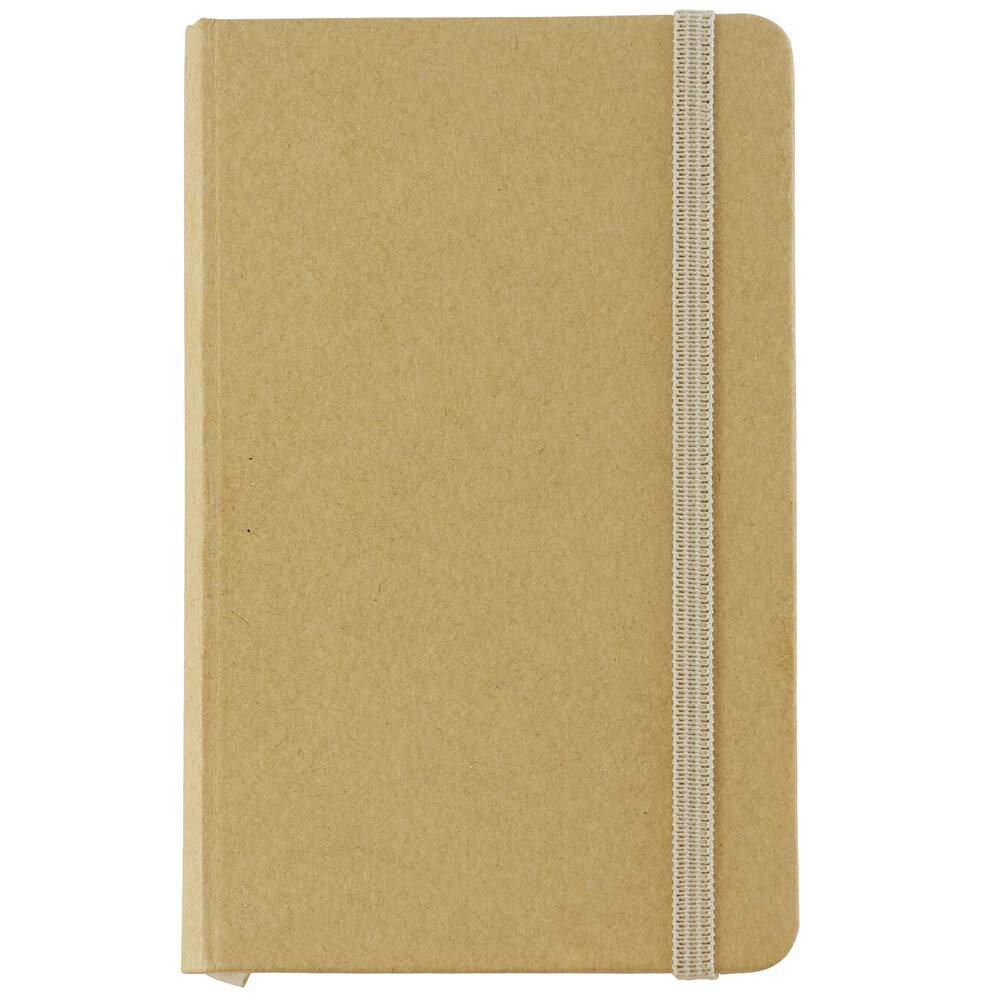 JAM Paper Small Hardcover Notebook with Elastic Band