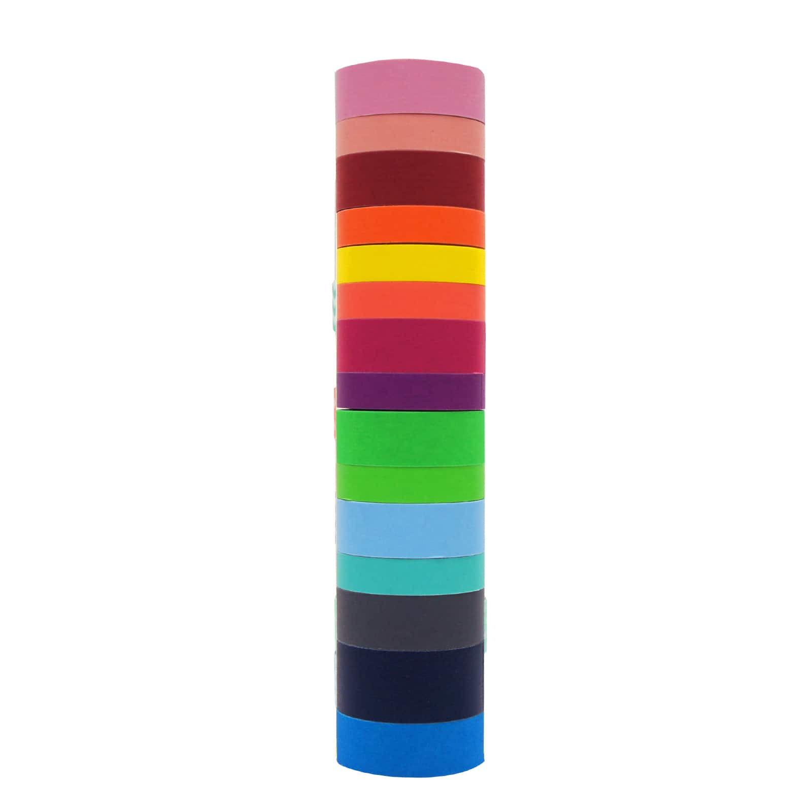 6 Packs: 15 ct. (90 total) Multicolor Washi Tape Tube by Recollections™