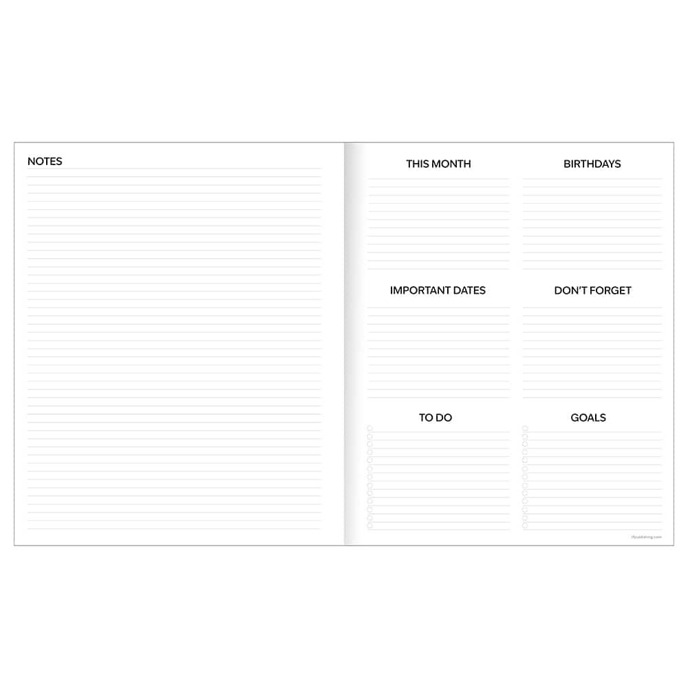 TF Publishing 2026-27 Exotic Palms Monthly Planner
