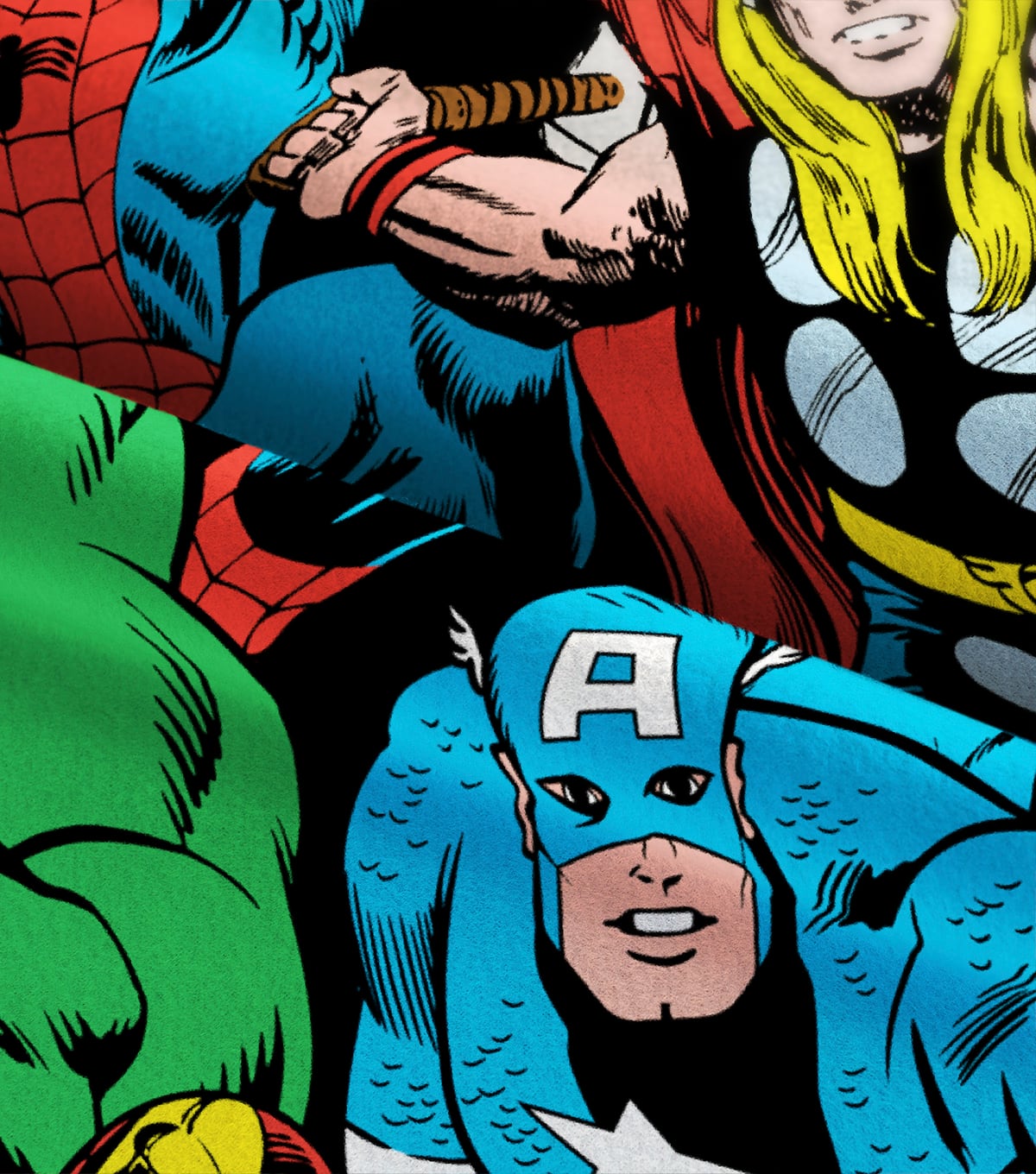Marvel® Comics Packed Fleece Fabric