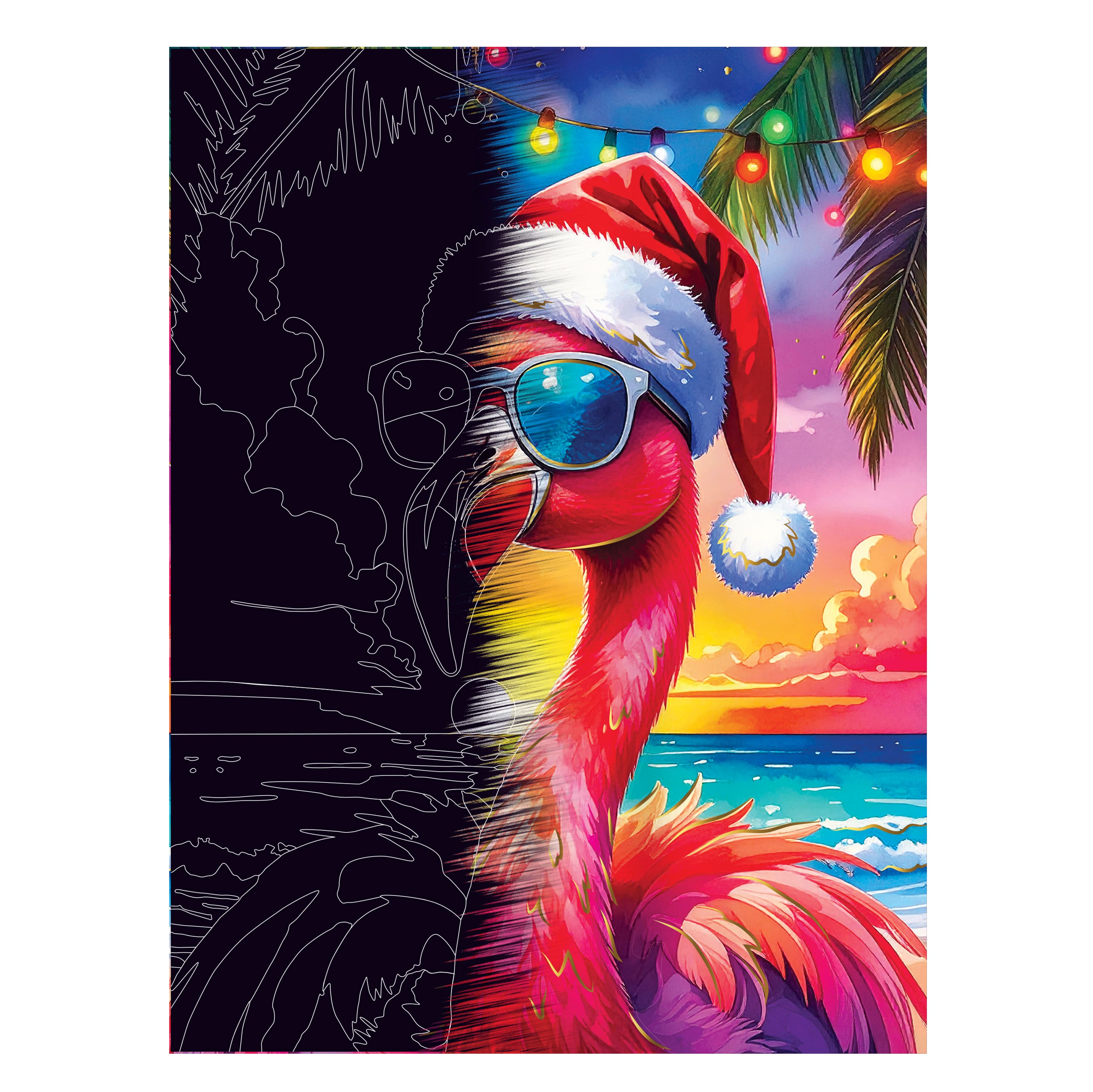 Brea Reese® 9" x 12" Warm Weather Holidays Scratch Art Paper Pad
