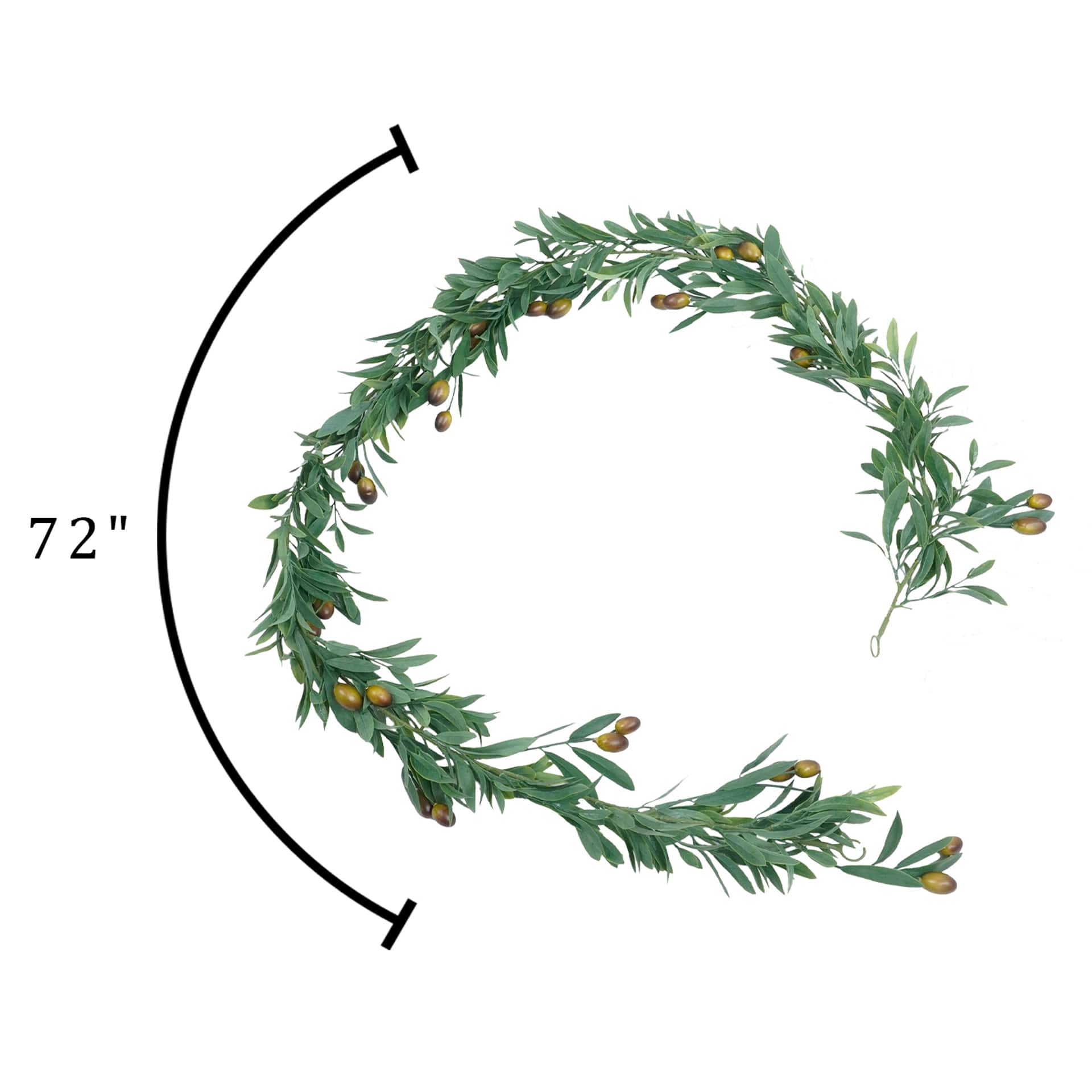 6ft. Olive Garland by Ashland®