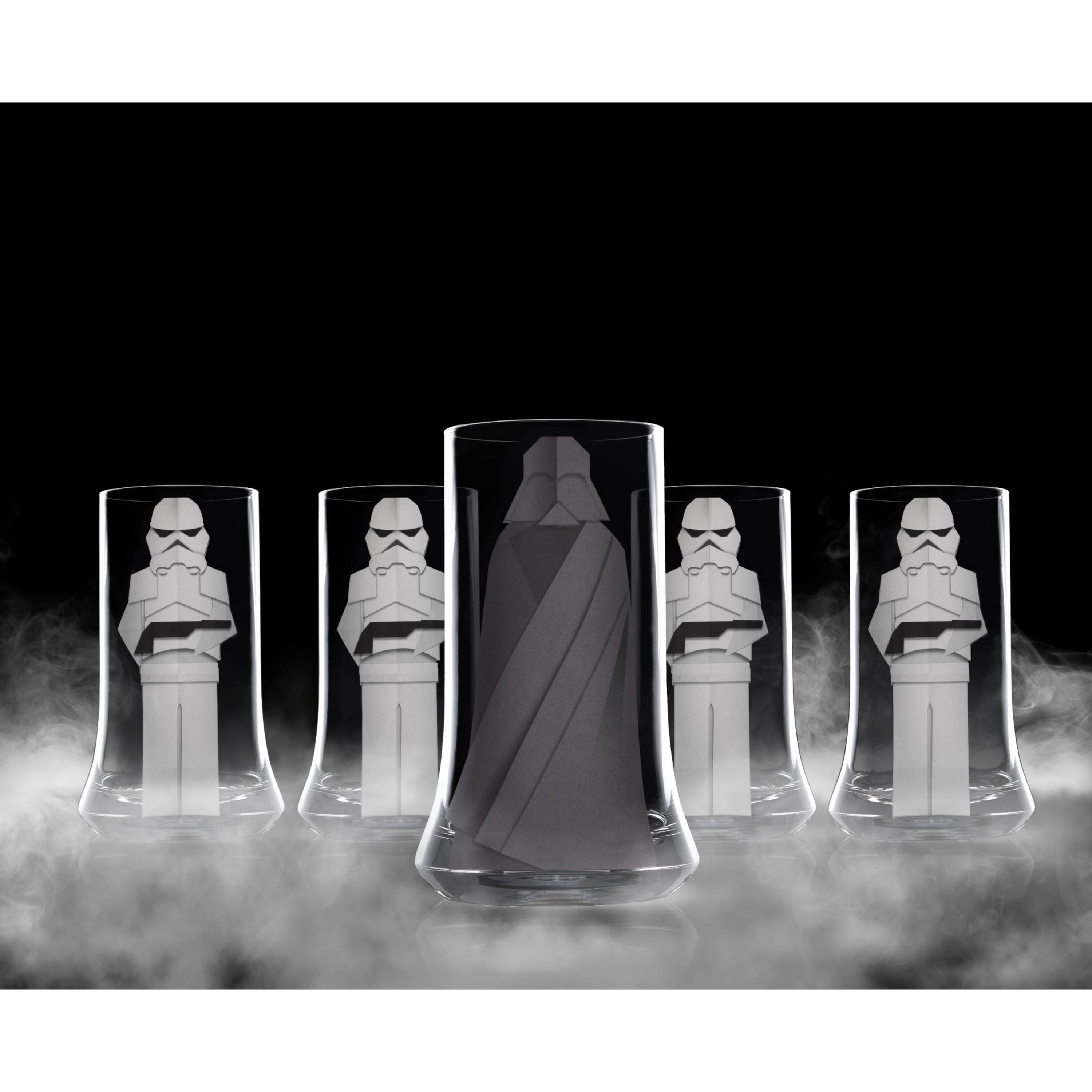 JoyJolt® Star Wars™ 18.5oz. Beware Of the Dark Side Tall Drinking Glasses, 2ct.