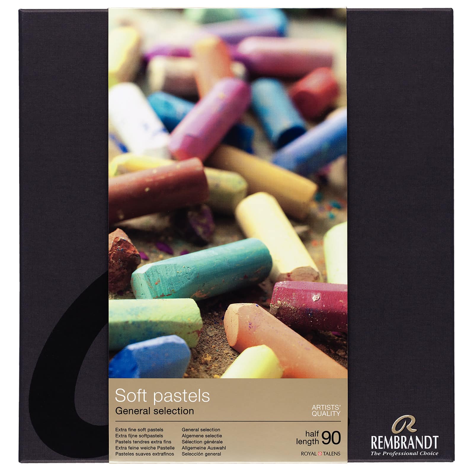 Rembrandt® Pastel 90 Color Half Stick Set