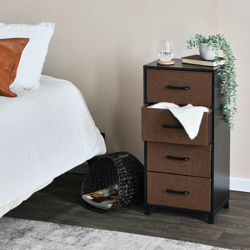 Household Essentials 33" 4-Drawer Dresser