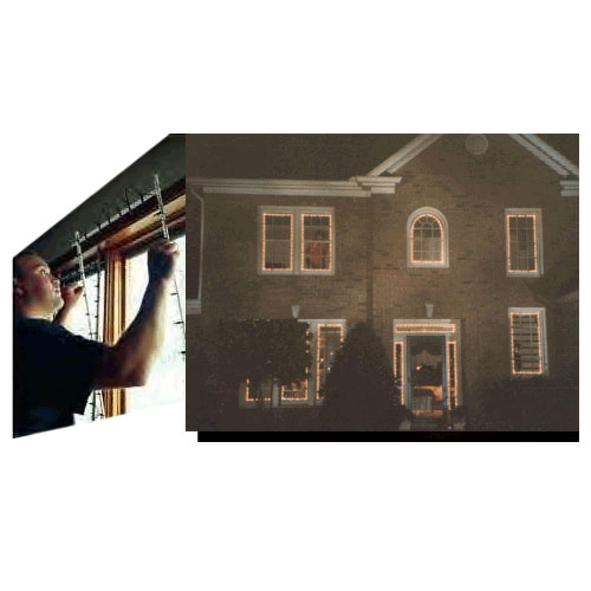 The Window Wonder For Christmas Lights, 4 Rods
