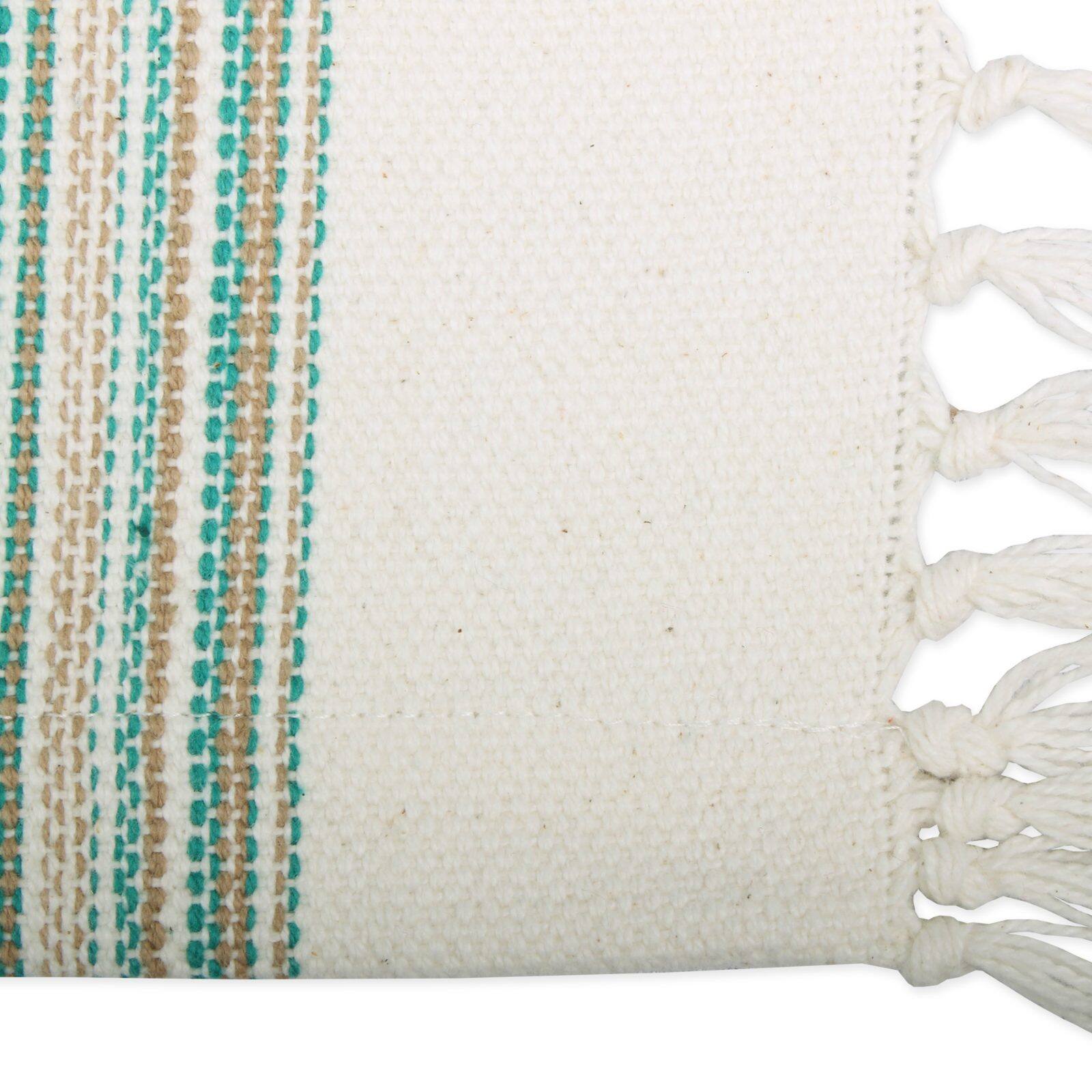 DII® 13" x 20" Fringed Striped Tabletoppers, 6ct.