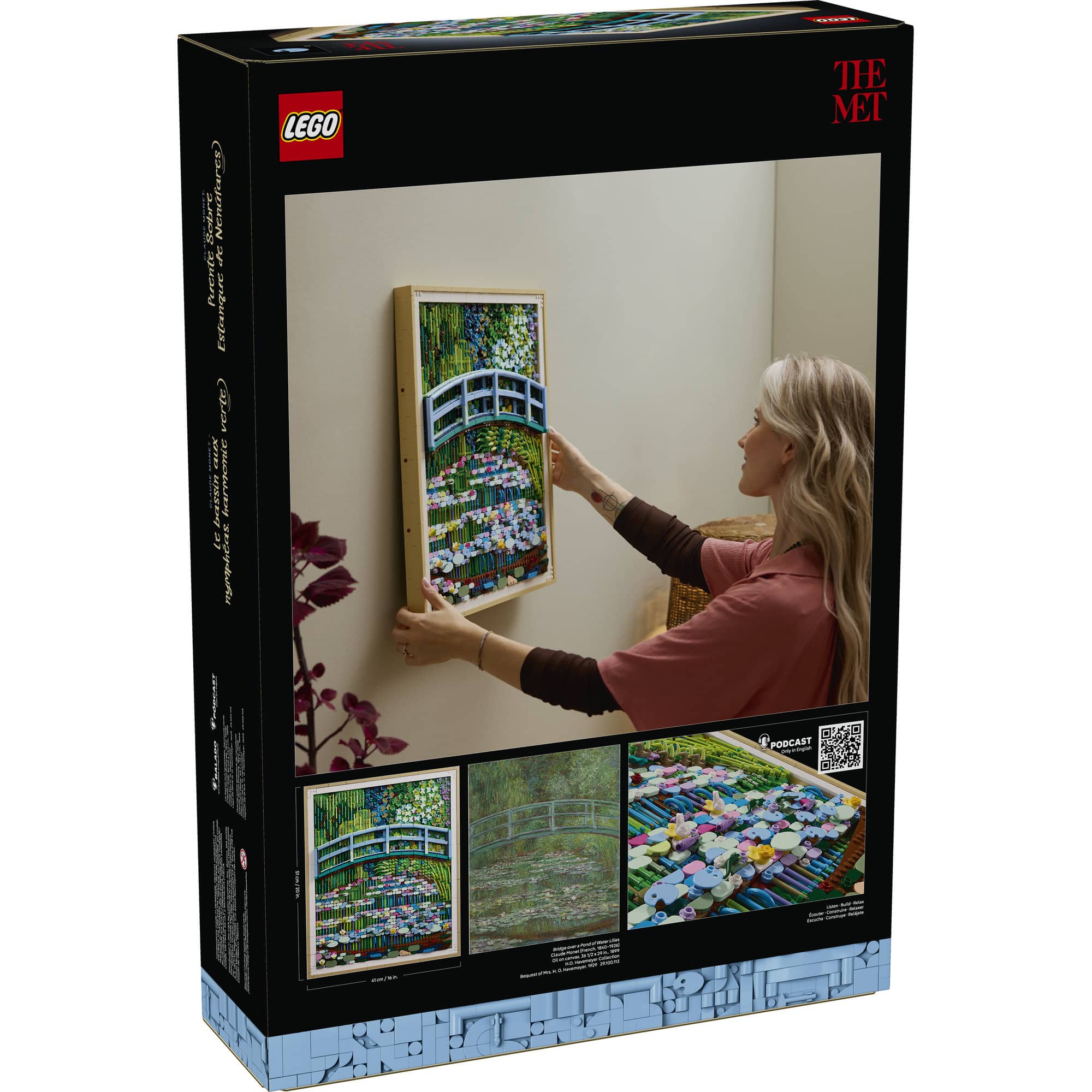LEGO® Claude Monet Bridge over a Pond of Water Lilies ART Kit 31220