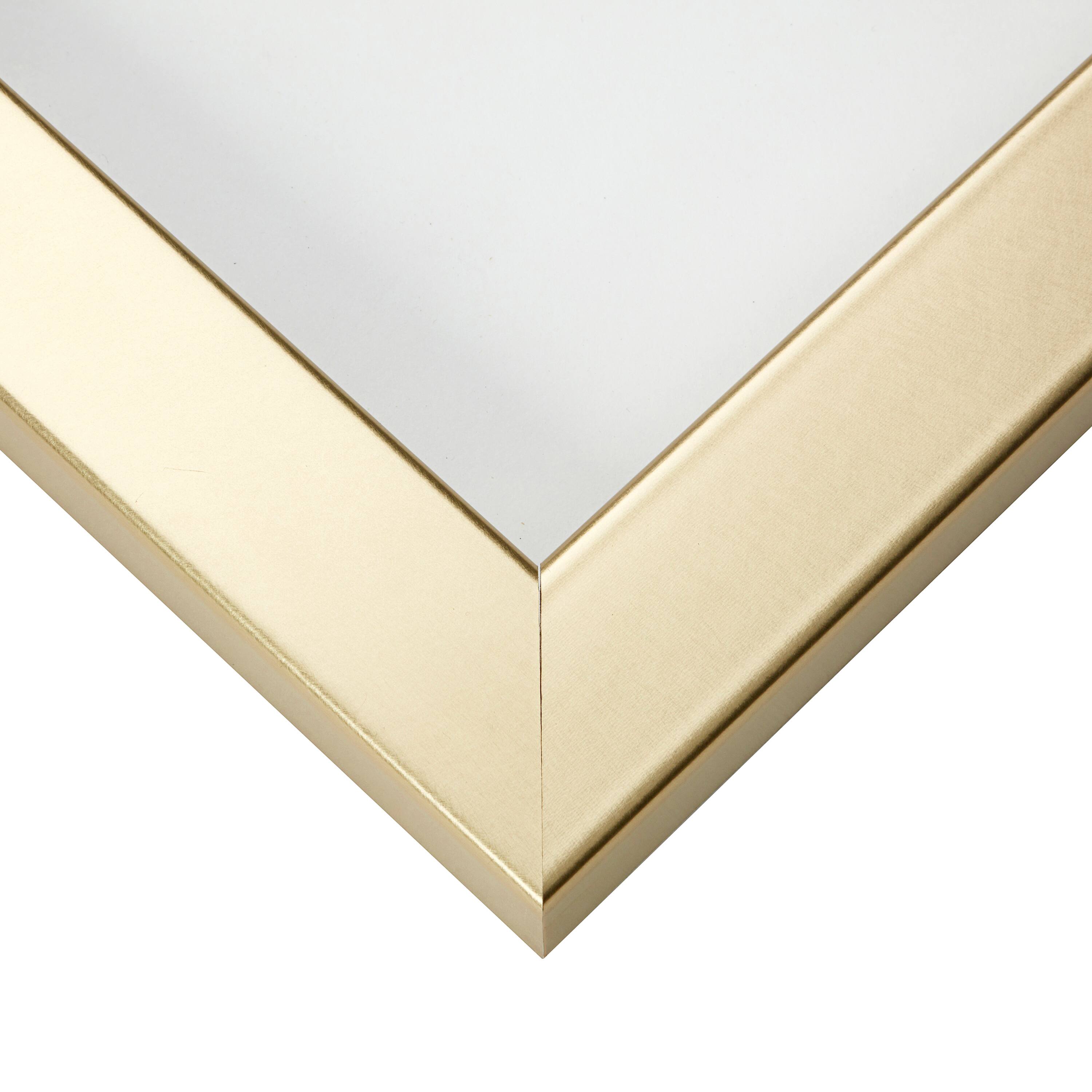 Craig Frames Bauhaus 125 Swirled Gold Picture Frame