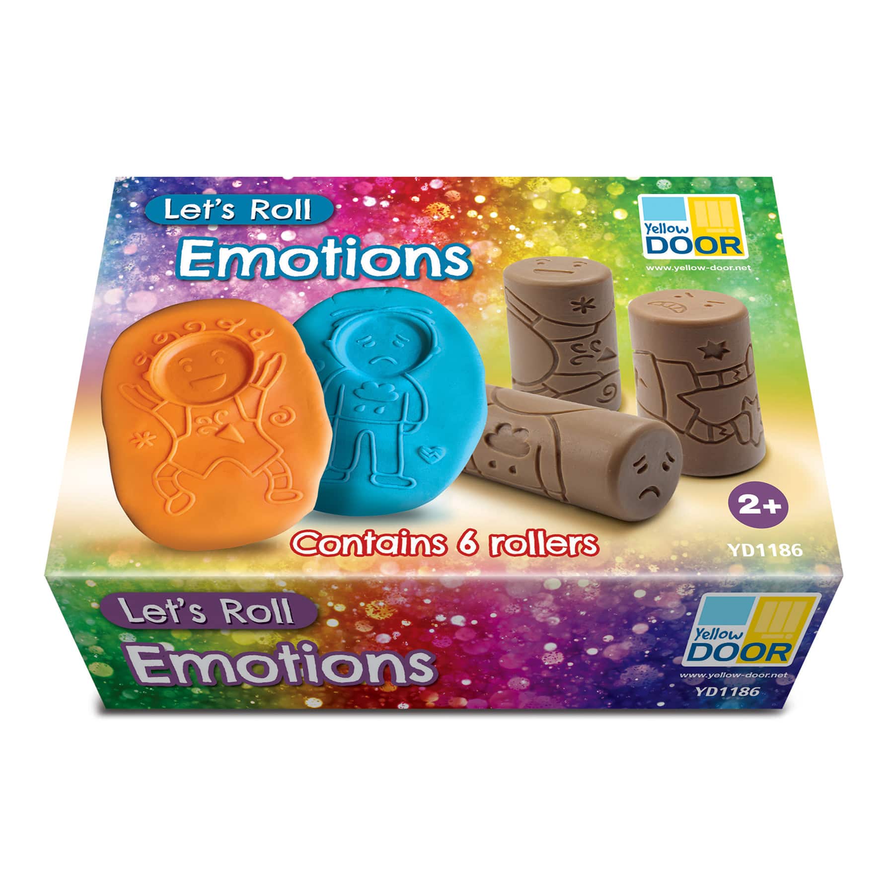 Yellow Door 2.75" Let's Roll Emotions Rollers Set